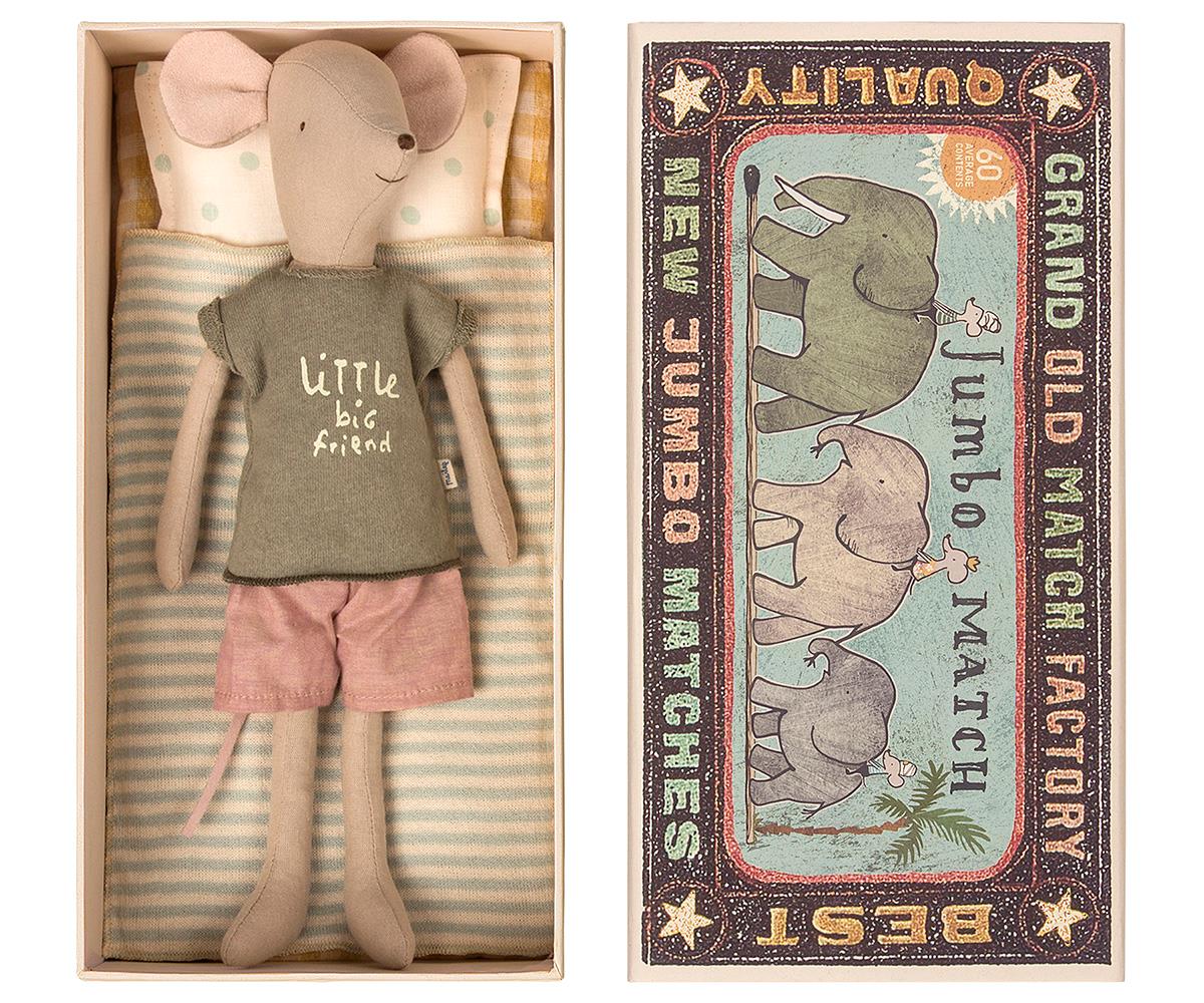 Myszka chłopiec w pudełku po zapałkach | Medium