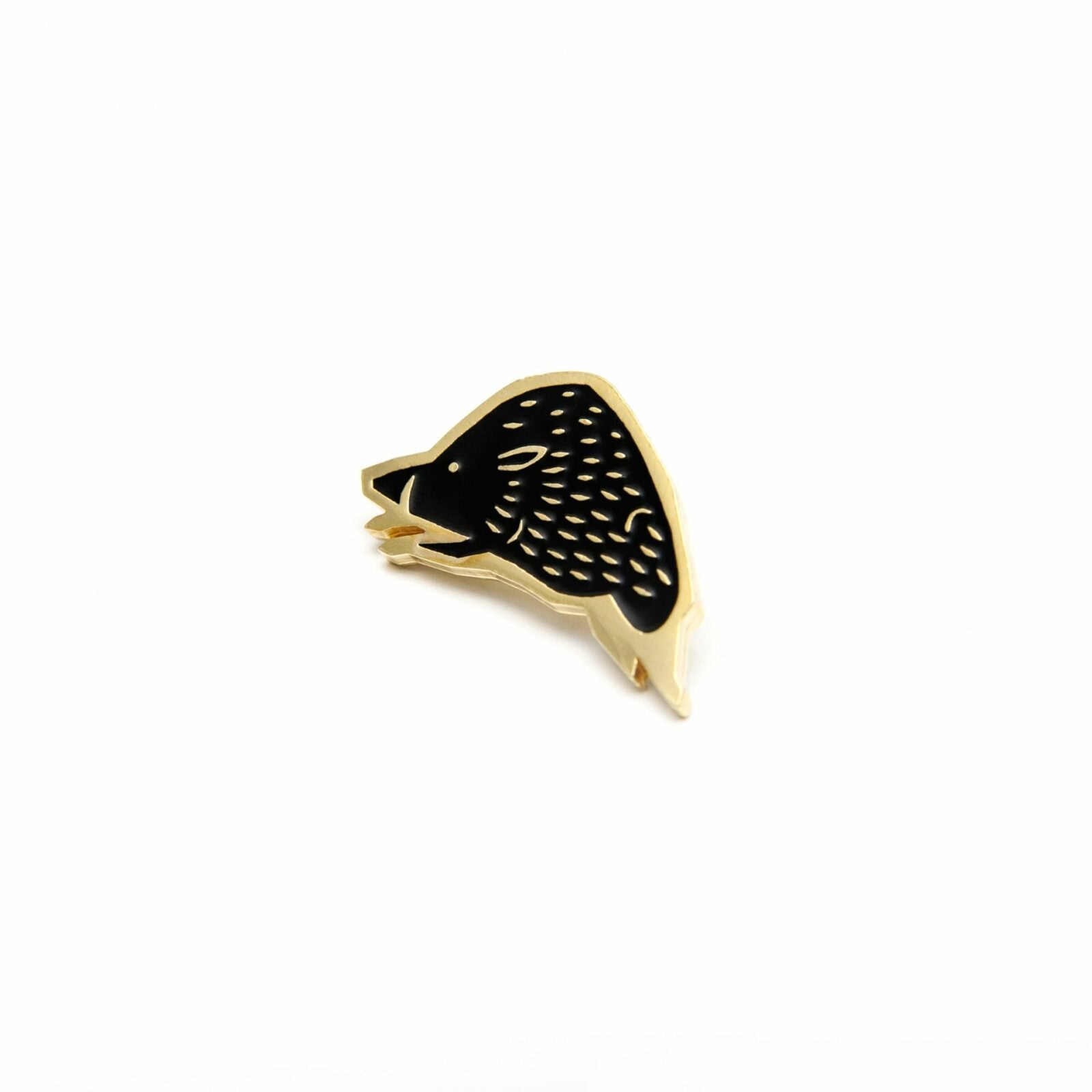 Pin Dzik czarny
