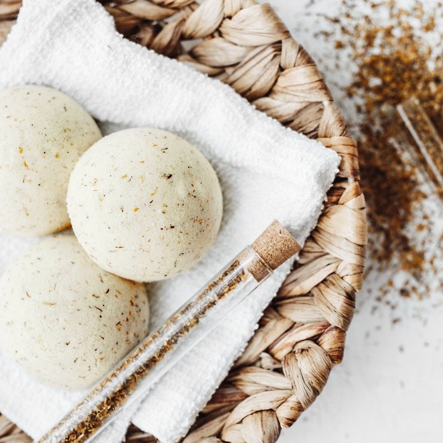 Półkula kąpielowa nagietek