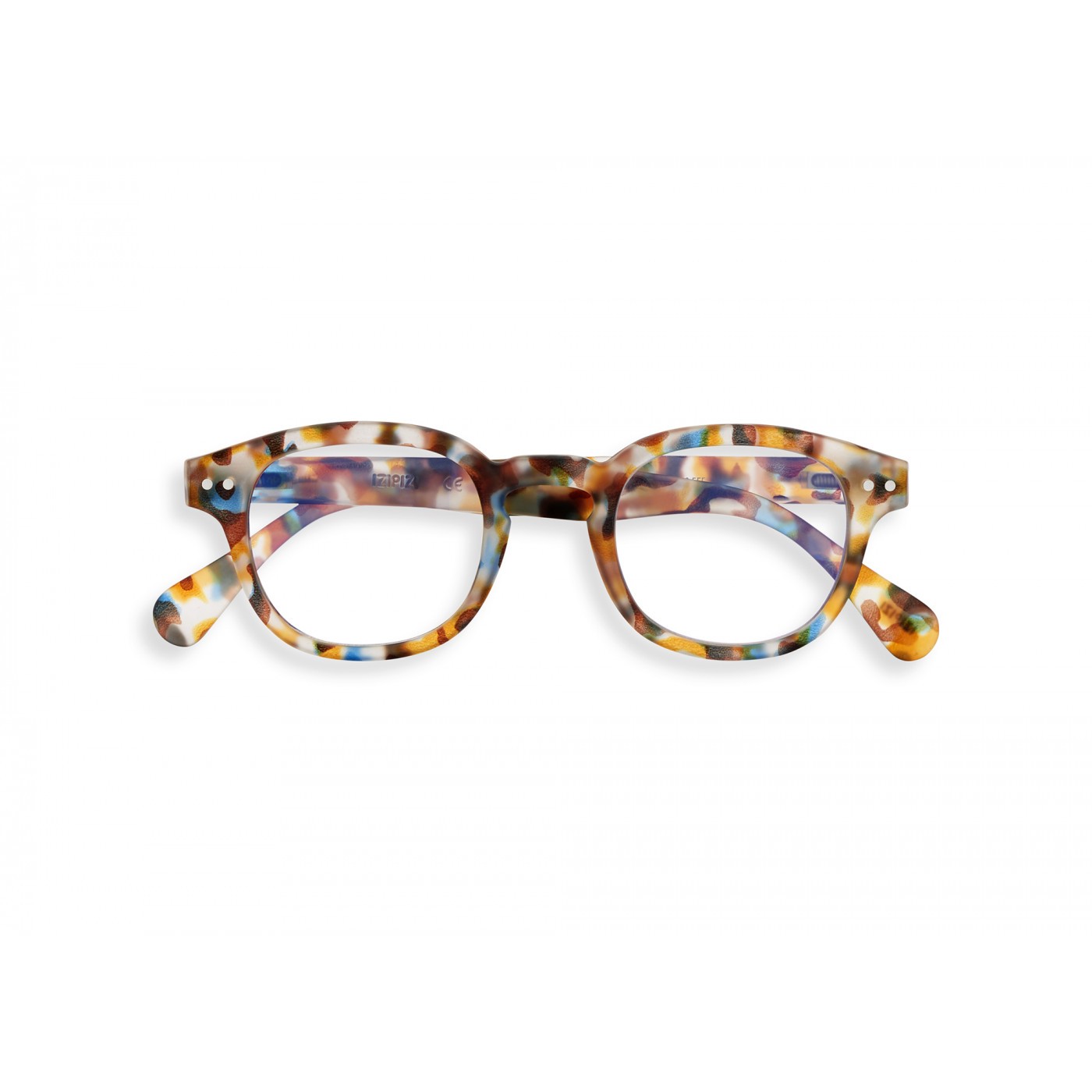 Okulary Screen Reading #C Blue Tortoise +0