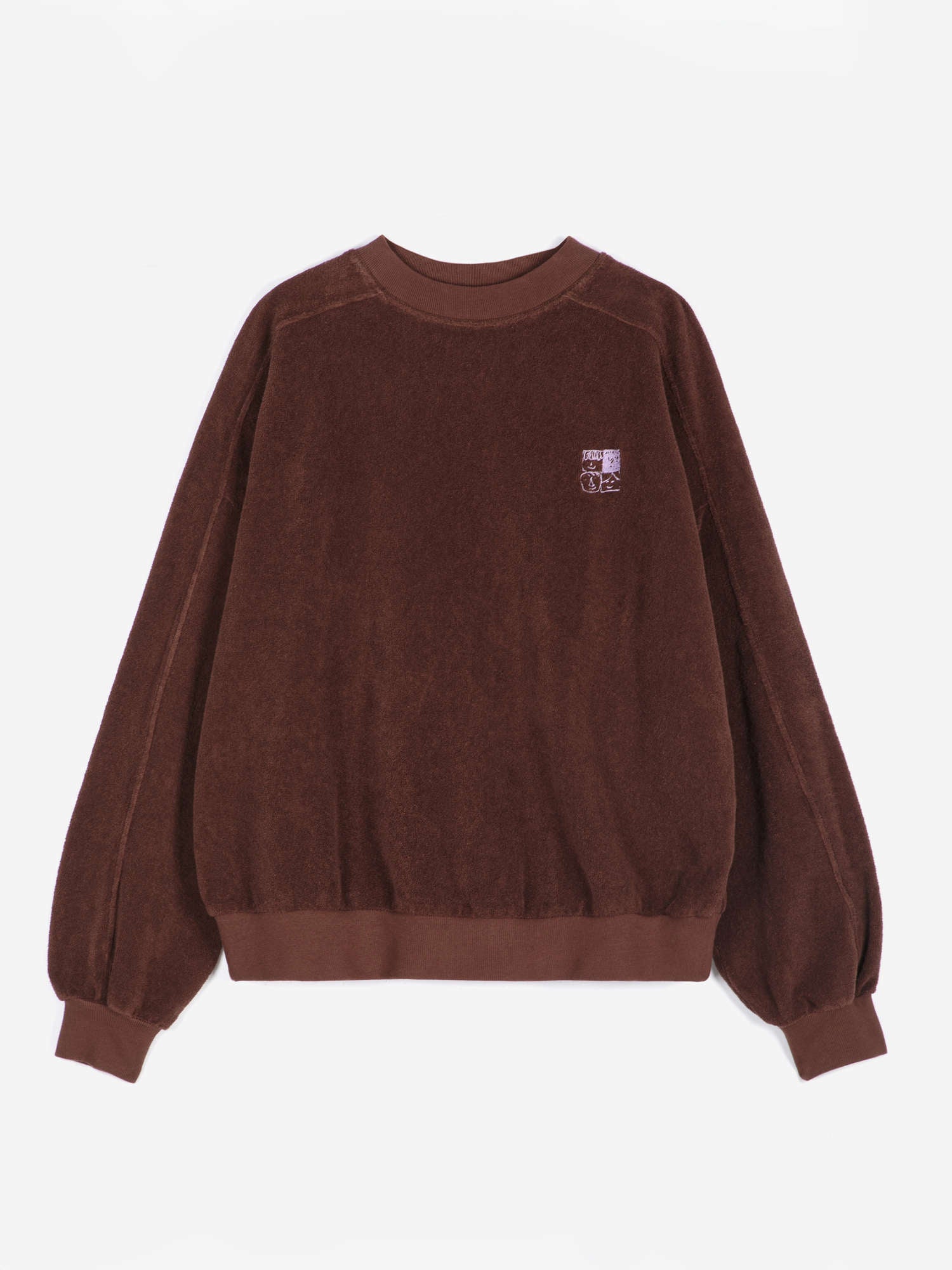 Bluza Mystery brązowa frote_SLOU