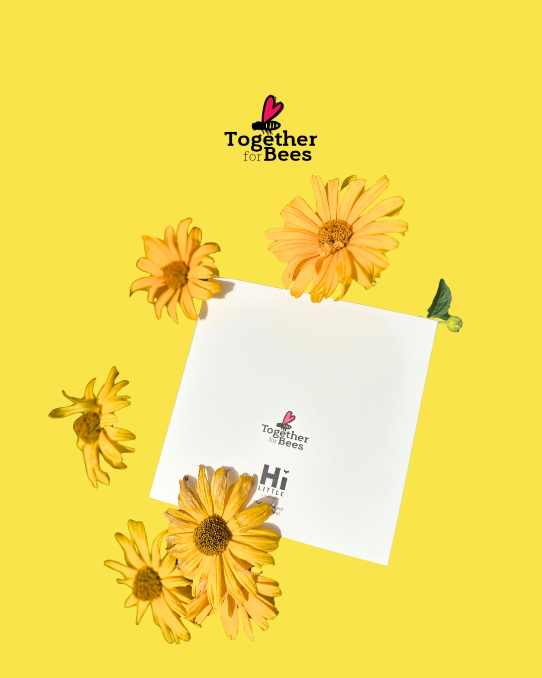 Kartka Pszczoła - Hi Little Together For Bees