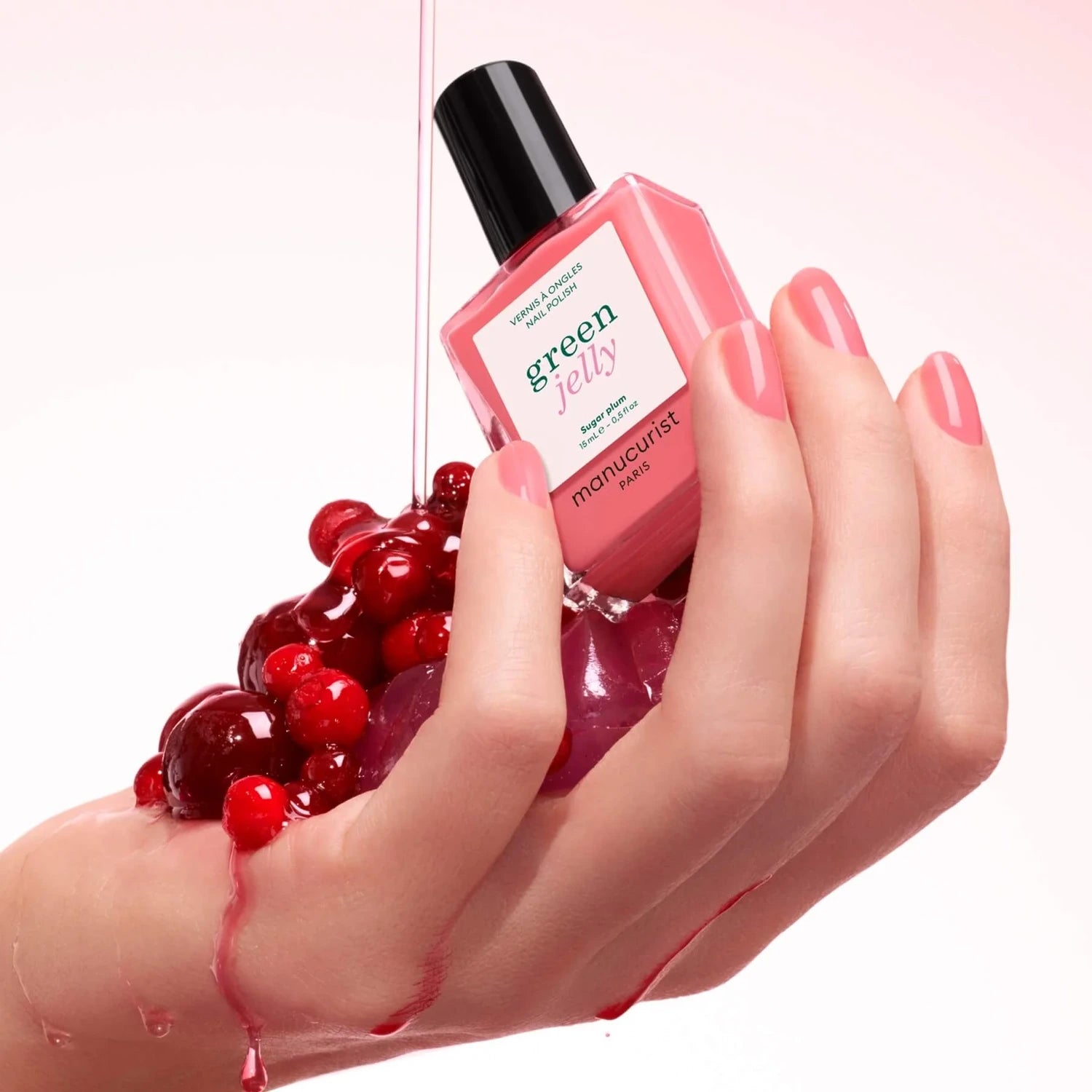 Lakier do paznokci Green Jelly – Sugar Plum od Manucurist ręce
