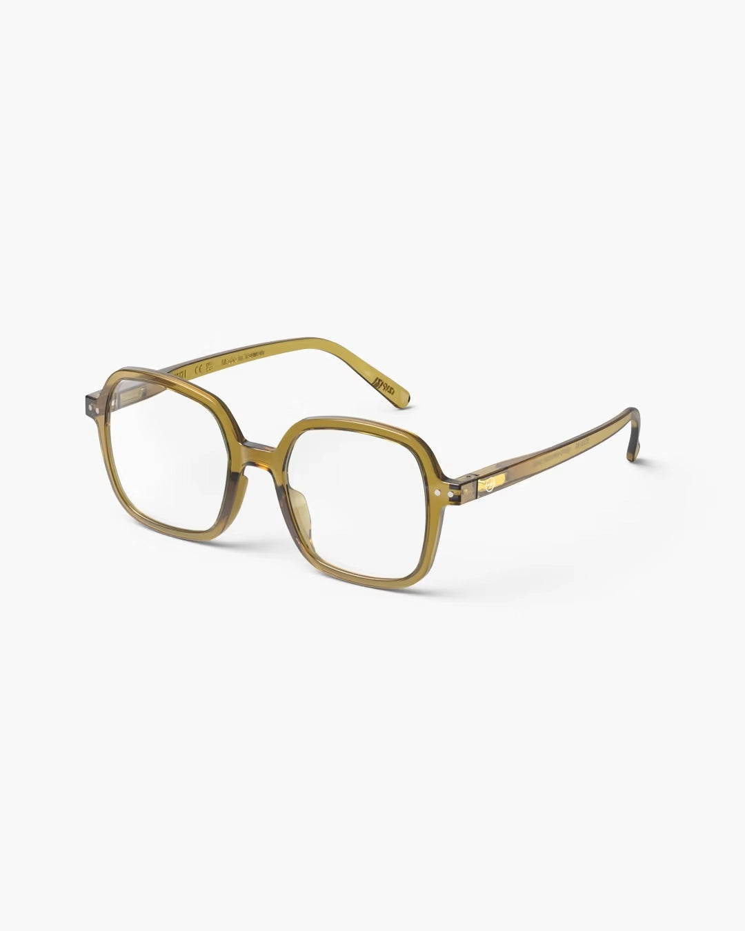 Okulary do czytania Izipizi #OFFICE Golden Green – widok z boku