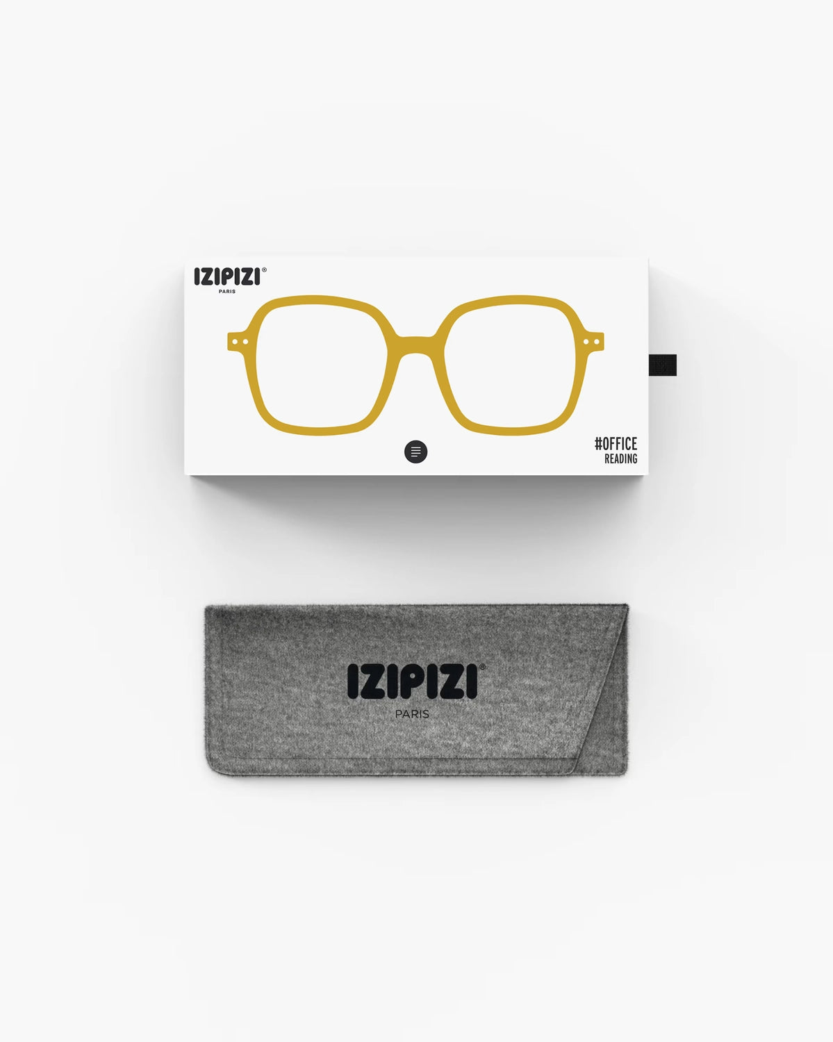 Zestaw okularów do czytania Izipizi #OFFICE Golden Green z etui i opakowaniem