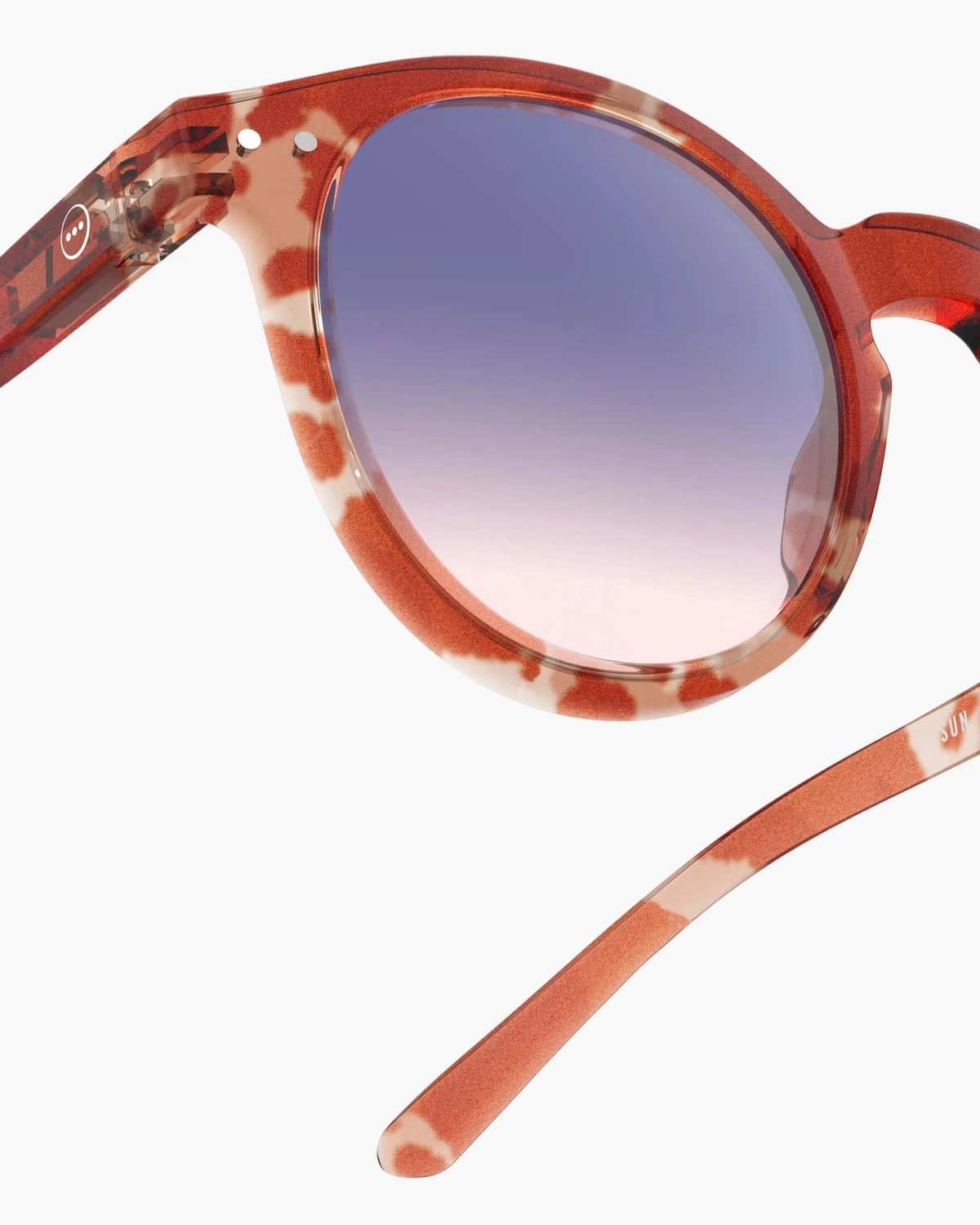 Okulary Izipizi #M Wild Hooves – detal zauszników