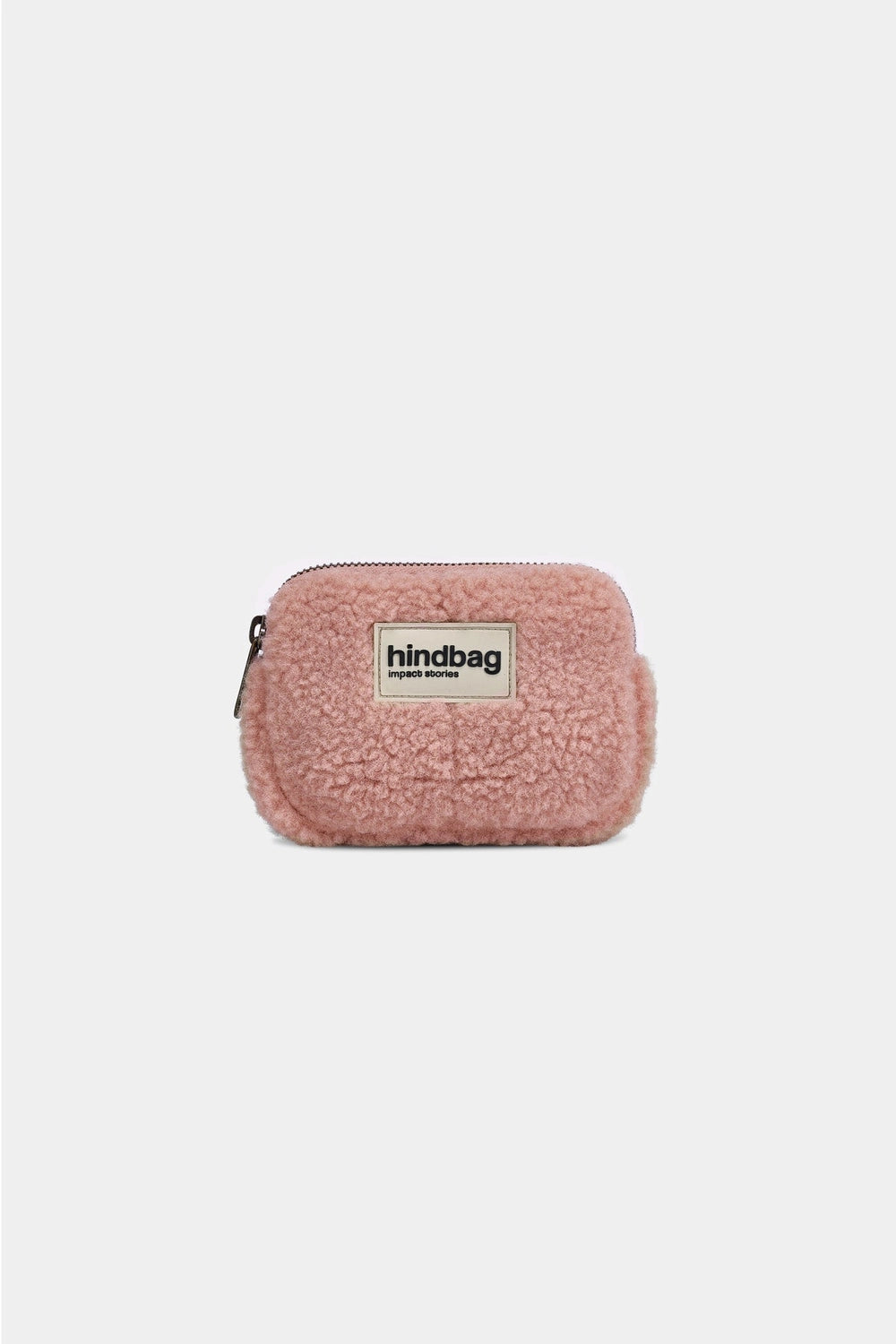 Portfelik Pluszowyt Rose Poudré – Hindbag SLOU