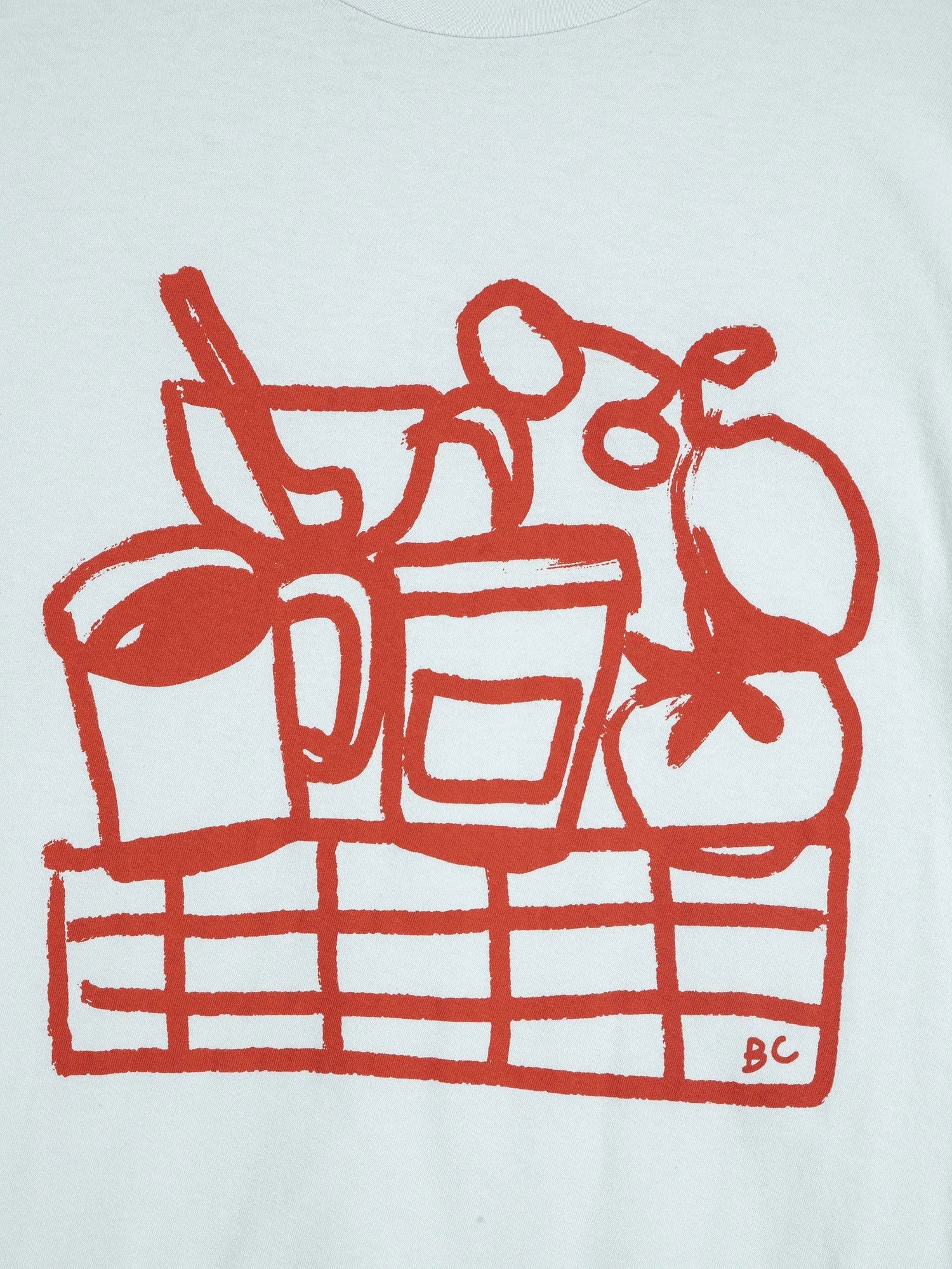 T-shirt Cookery festival sleeveless – Bobo Choses zbliżenie na wzór