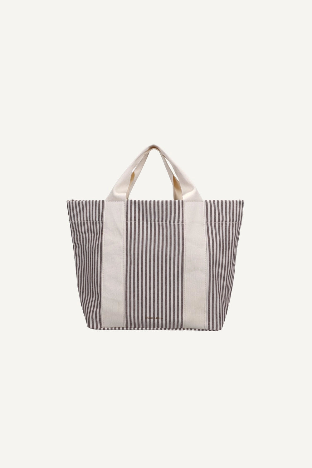 Torba mała Tote Stripes Mocha od Monk and Anna SLOU