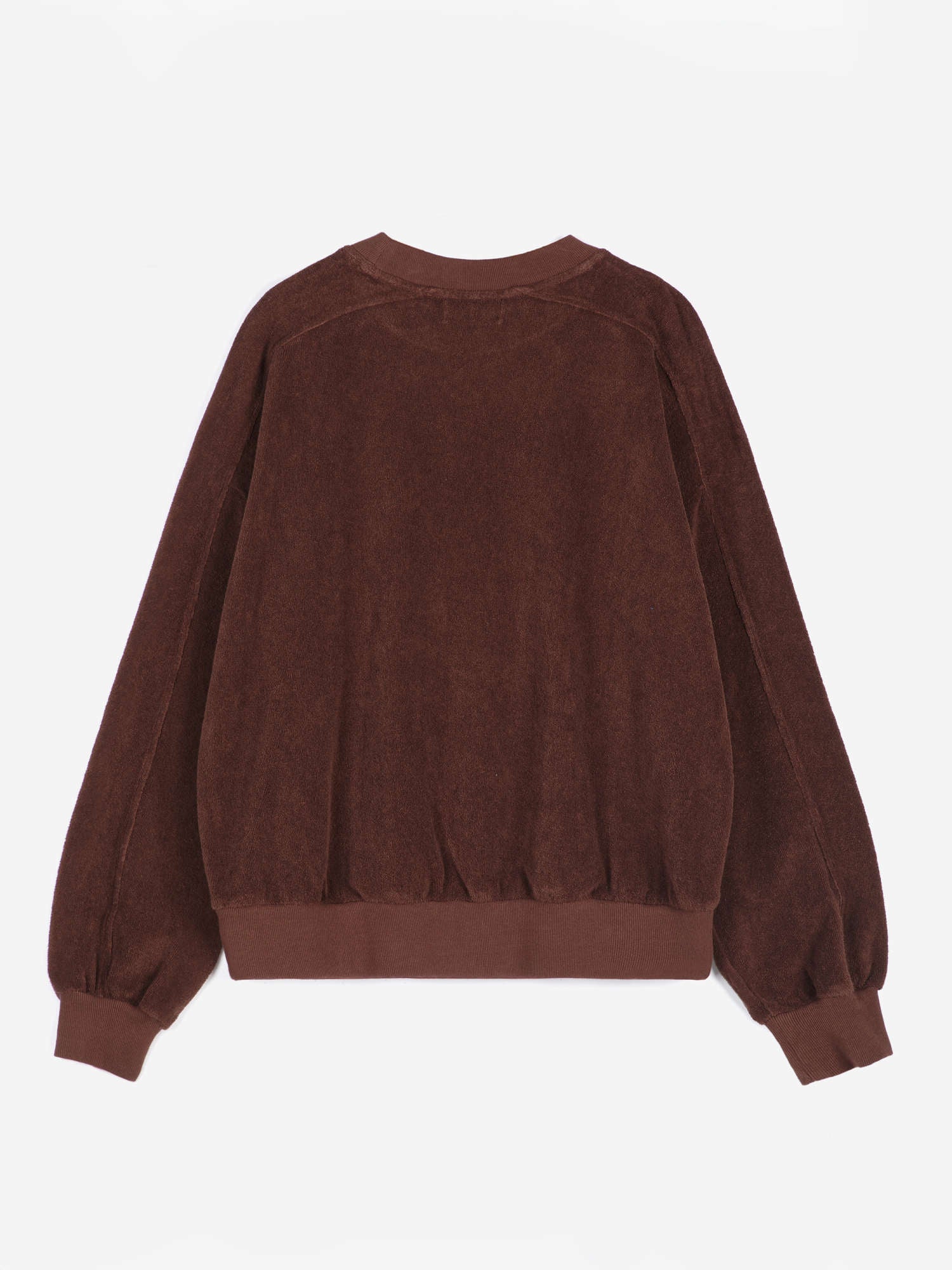 Bluza Mystery brązowa frote