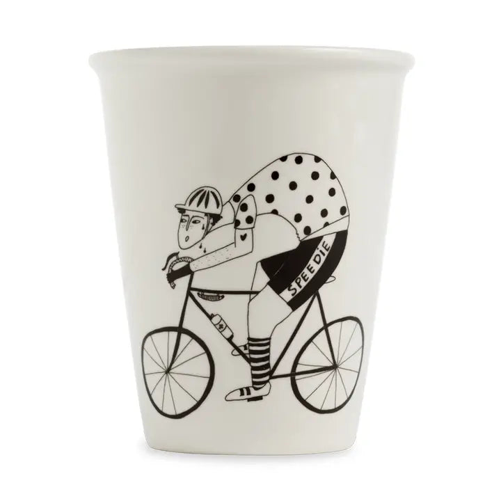 Kubek porcelanowy rower