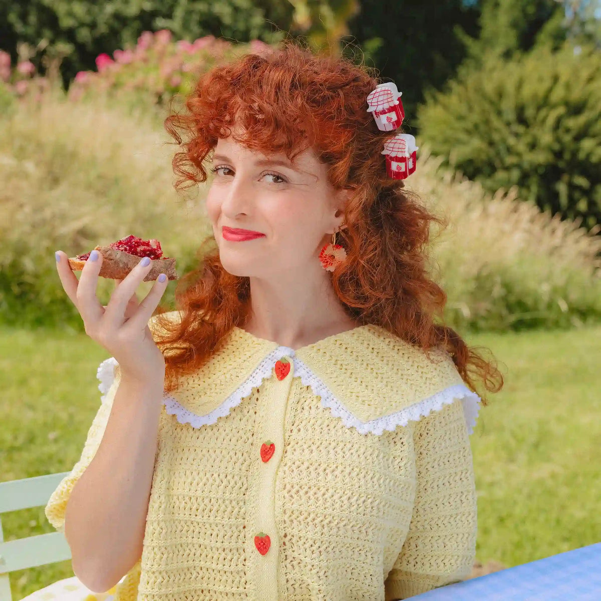 Mini klamra do włosów Słoik Dżemu od Coucou Suzette SLOU