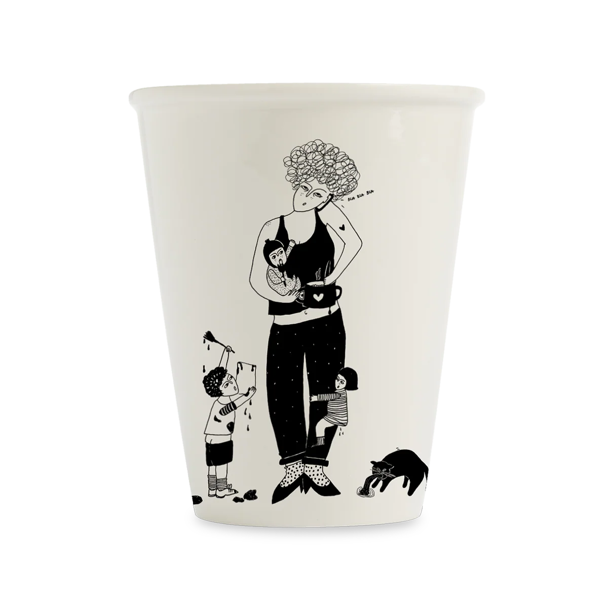 Kubek porcelanowy mom life