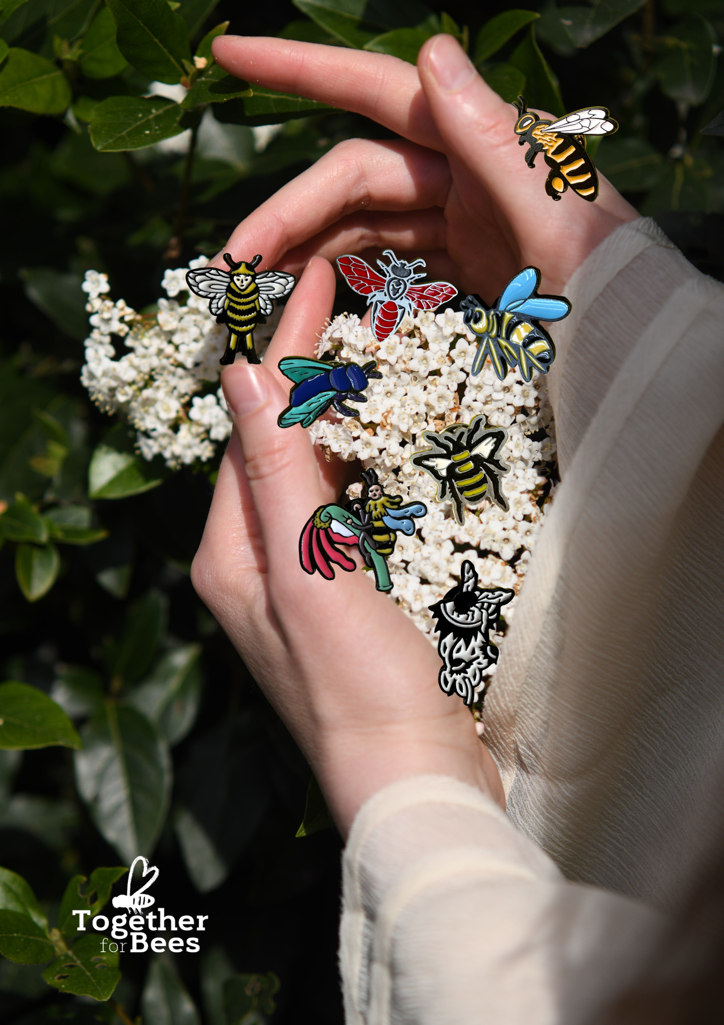 Pin Pszczoła — Małgorzata Rusiecka Together for Bees