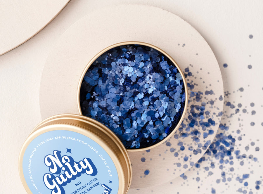 Bio brokat Magnetic Saphire