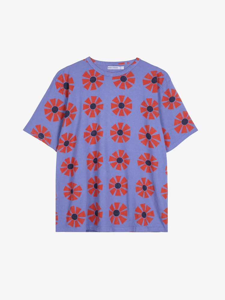 T-shirt fitted Flower Pattern