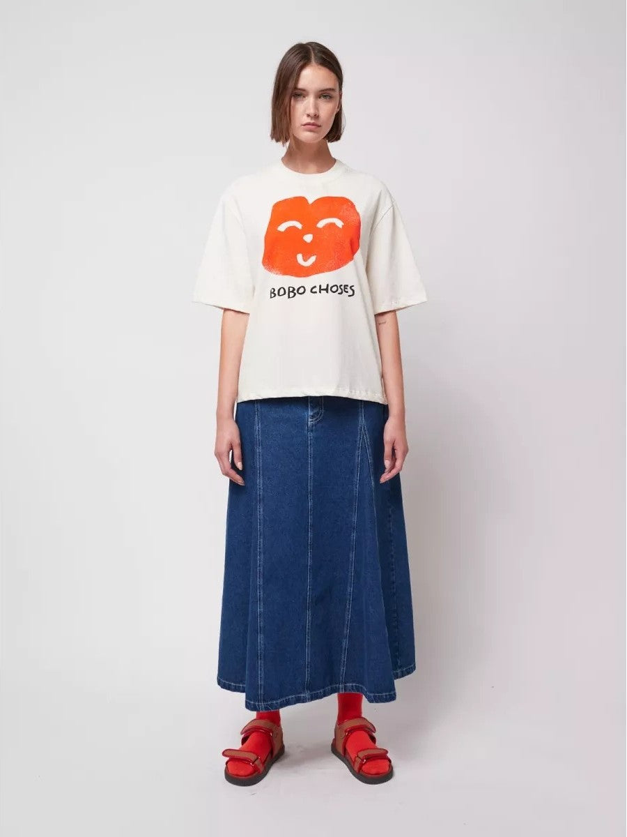 T-shirt Joful Face Boxy