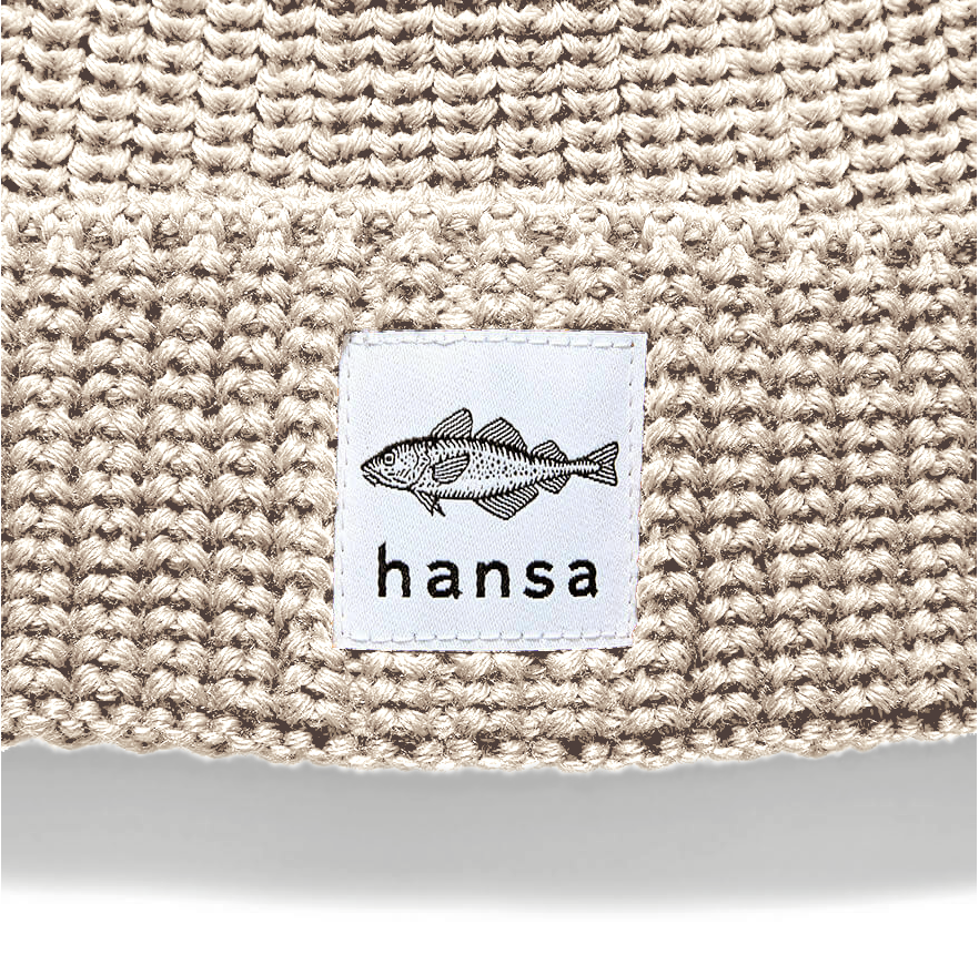Czapka Beanie beżowa