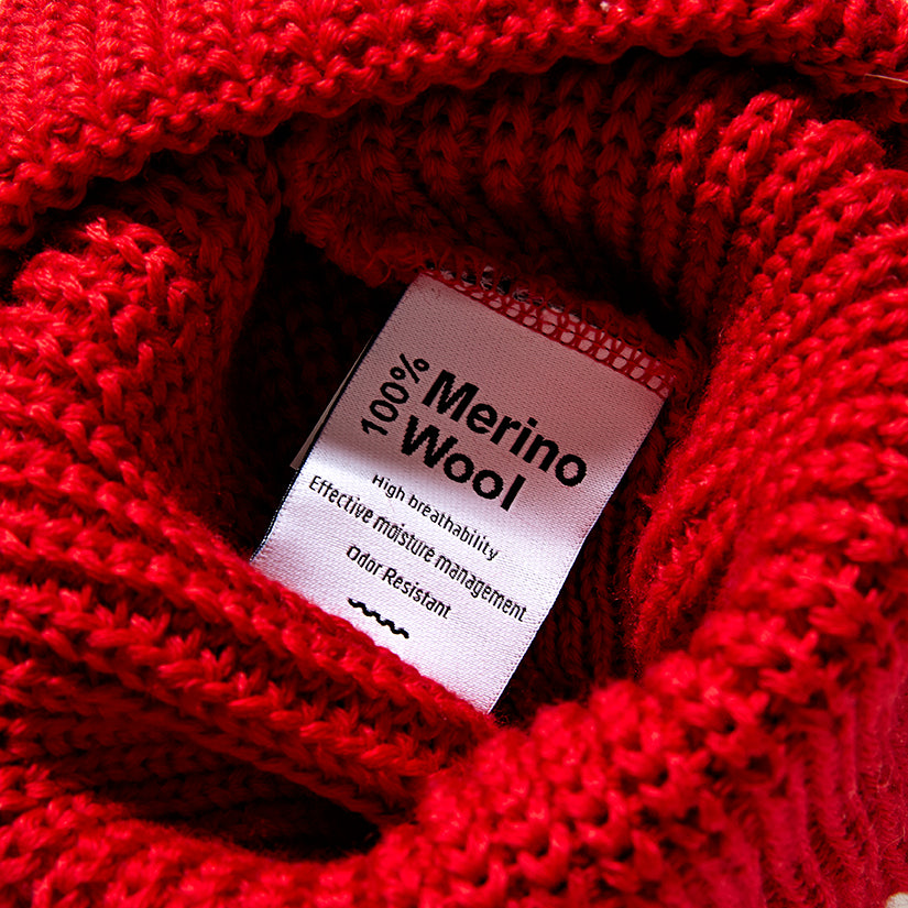Czapka Beanie czerwona