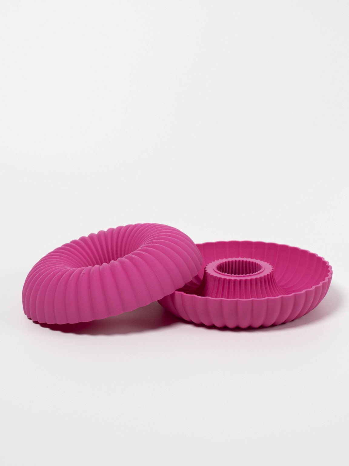 Duży Donut pojemnik na biżuterię różowy