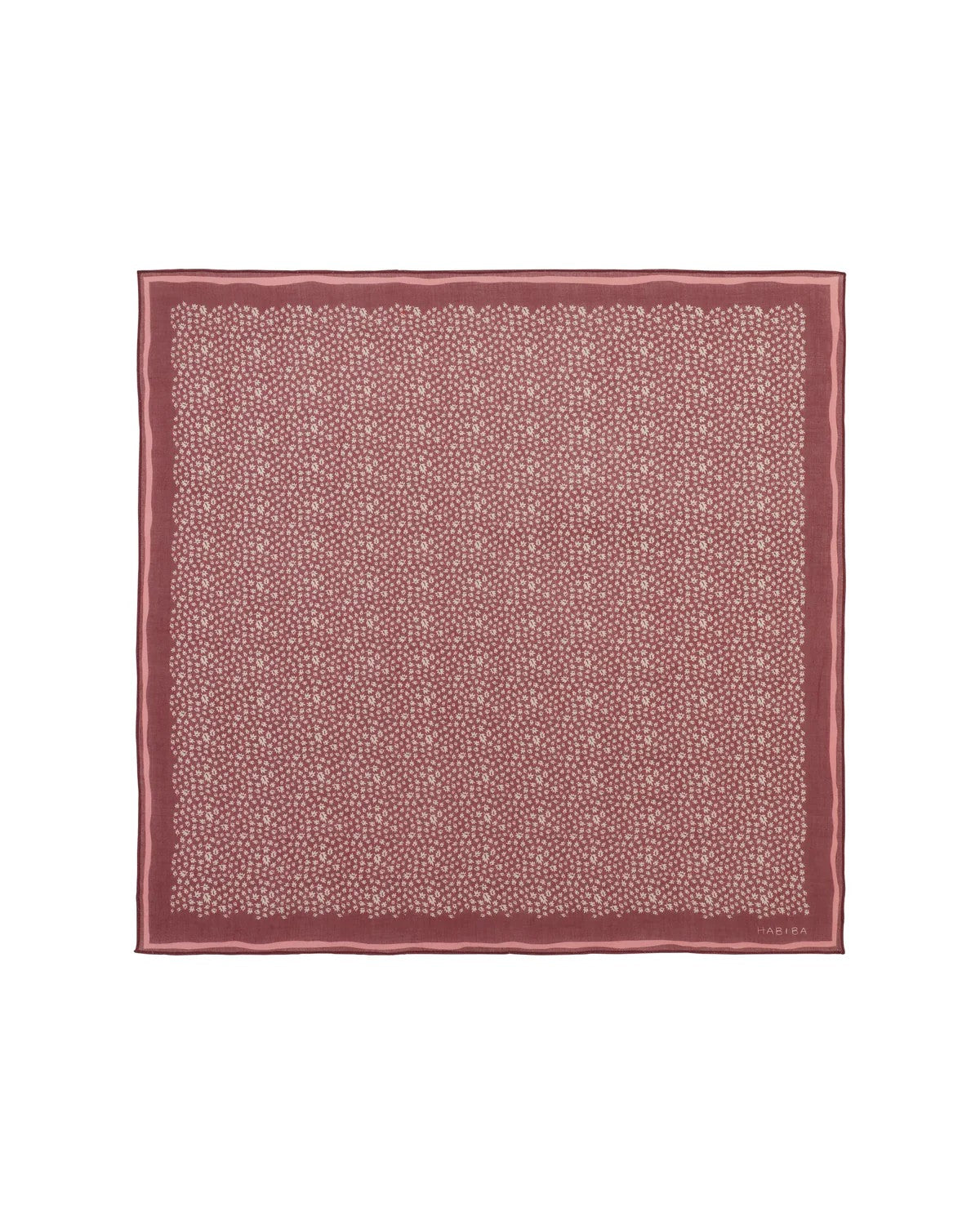 Chusta Bandana Autumn Leaf Burgundy