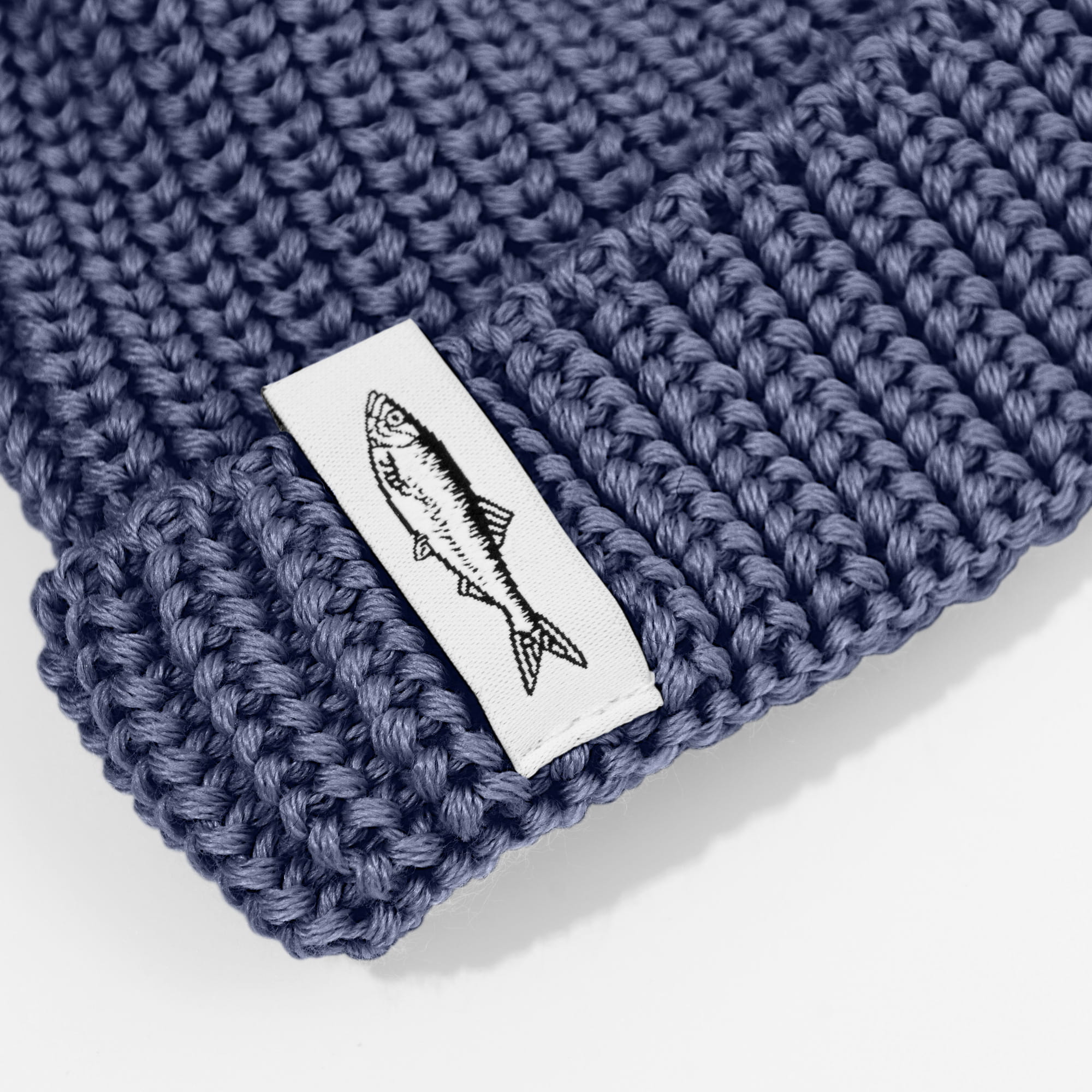 Czapka dokerka denim