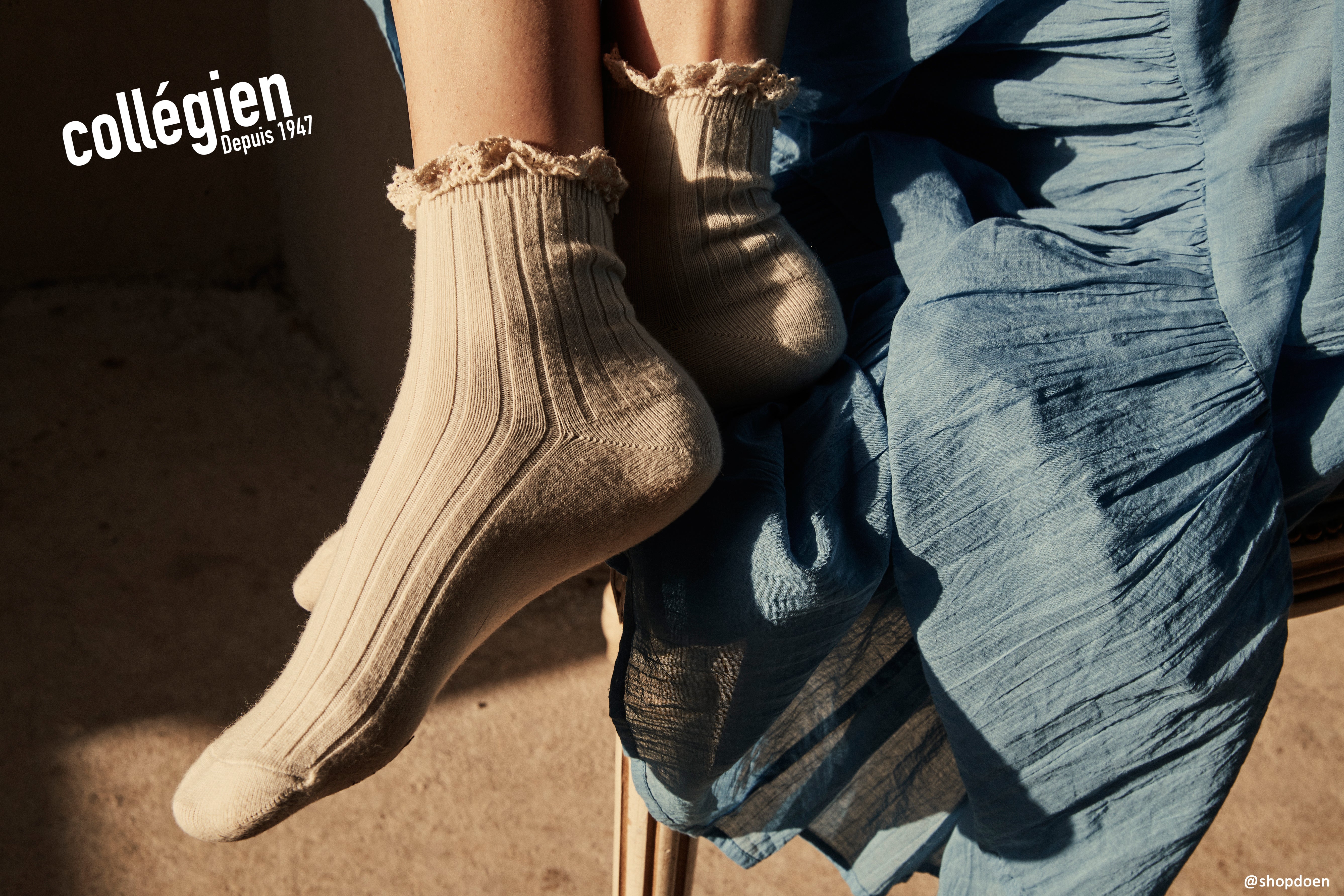 Skarpety kremowe Lili