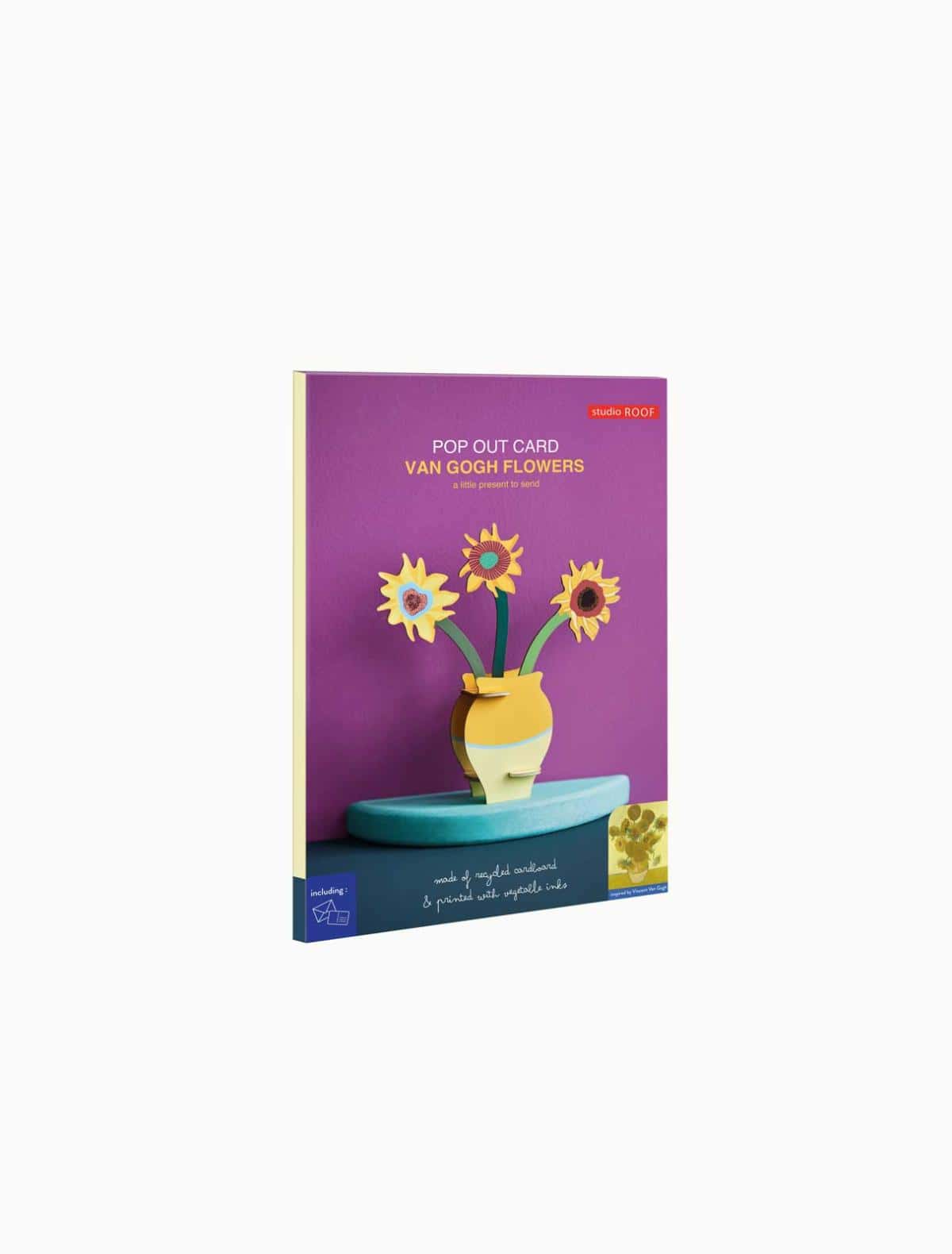 Kartka POP OUT Van Gogh Flowers