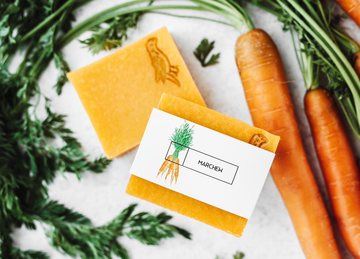 Mydło w kostce Marchew