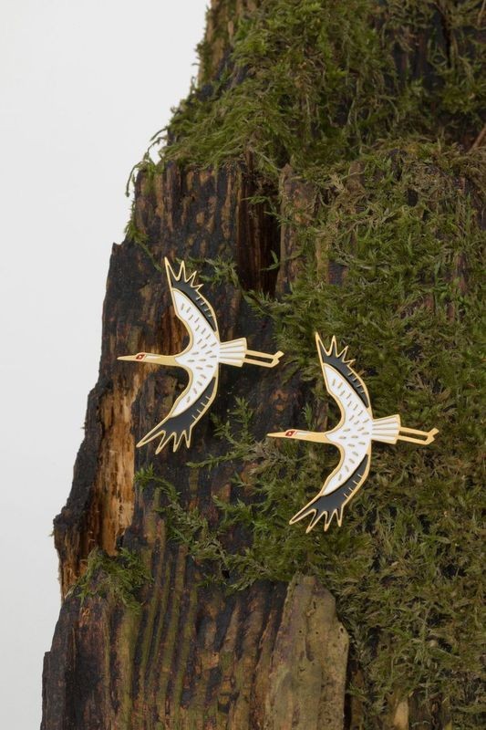 Pin Żuraw