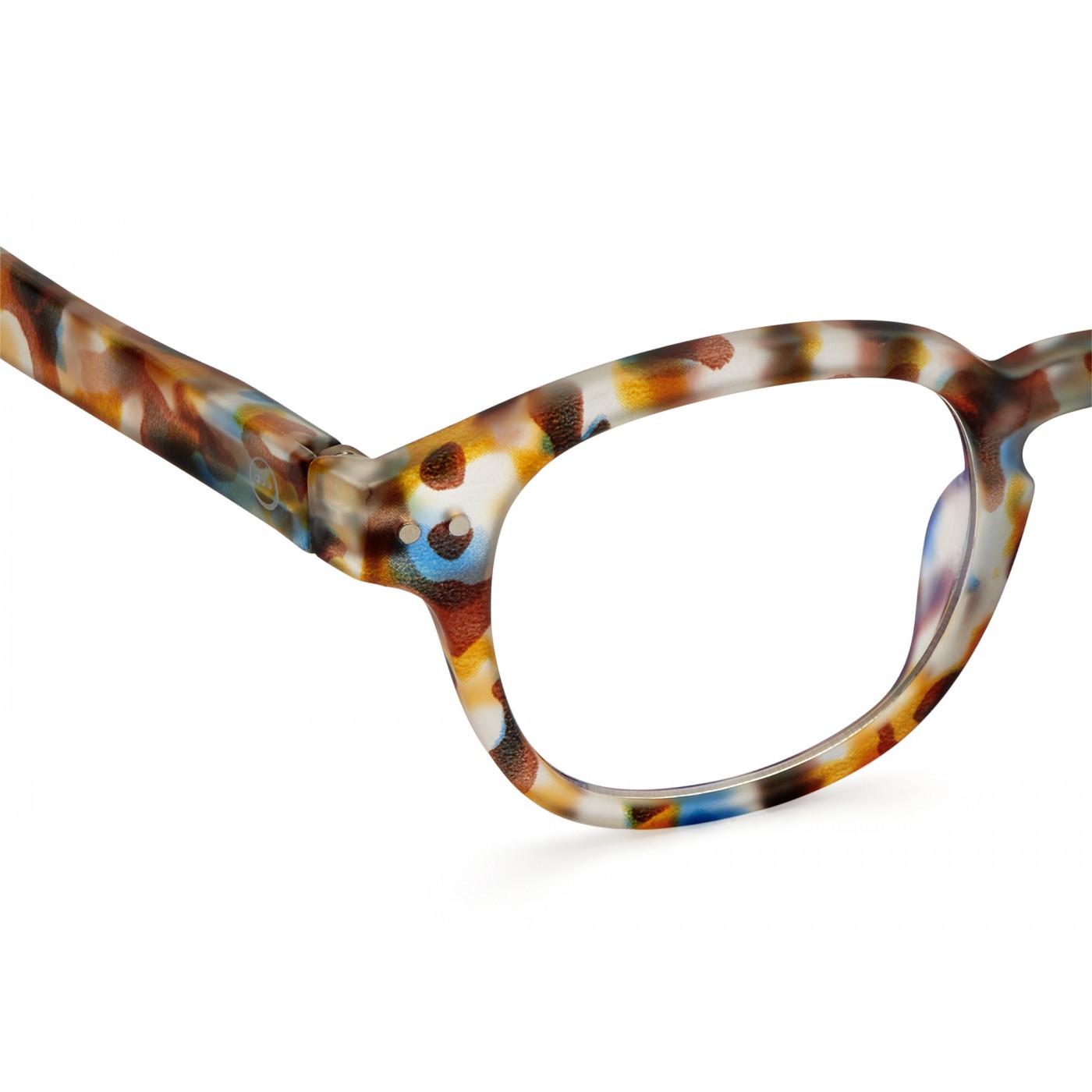 Okulary Screen Reading #C Blue Tortoise +0