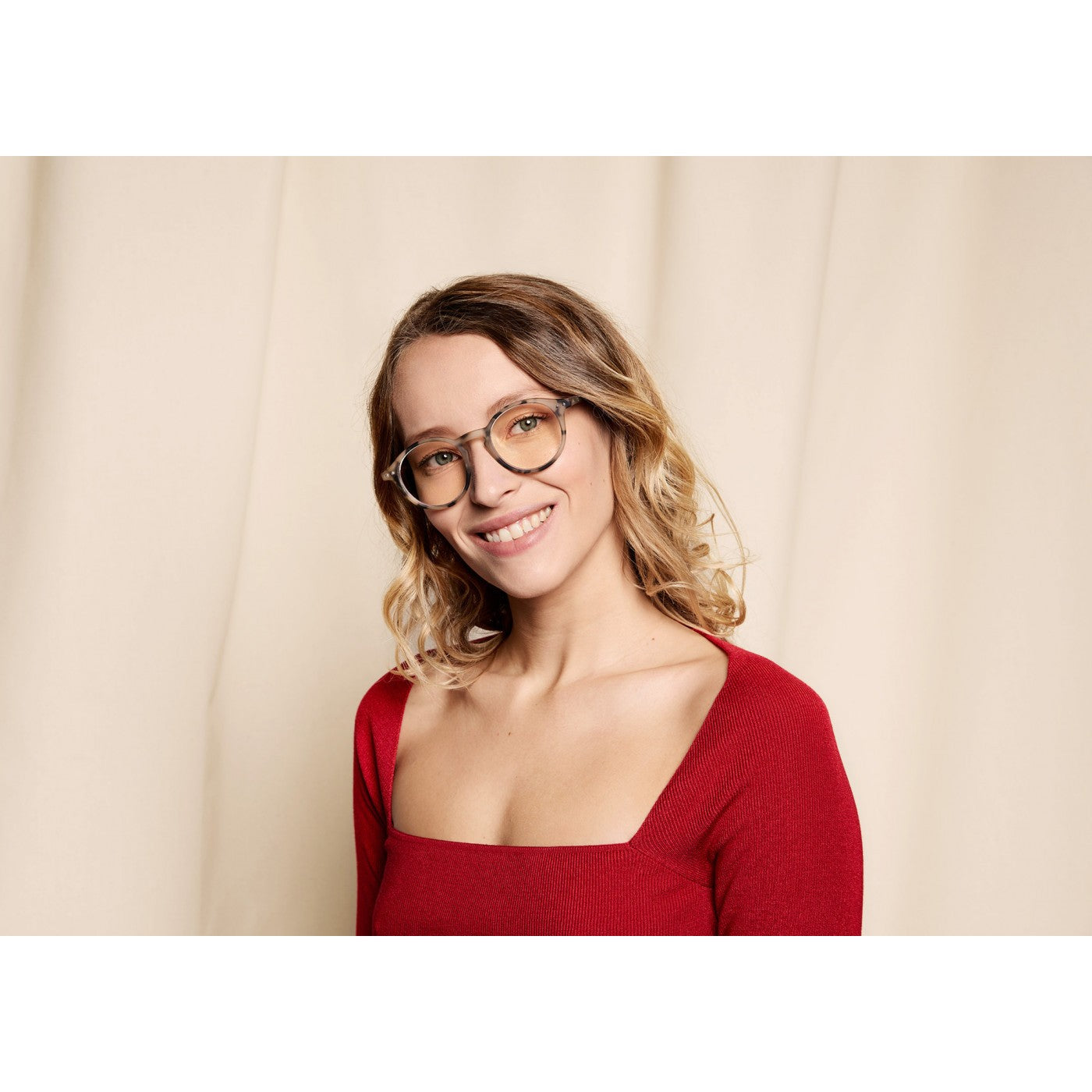 Okulary Screen Reading #D Tortoise +1