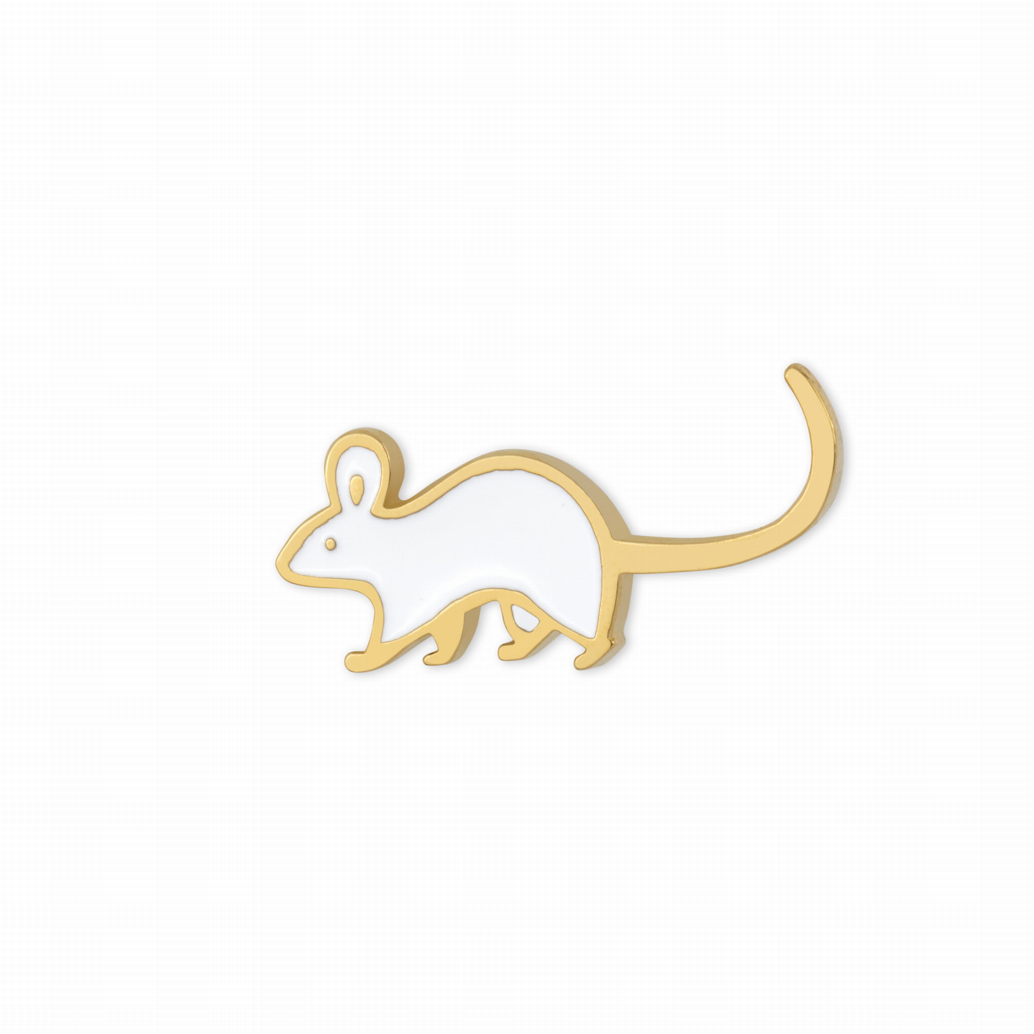 Pin Mysz domowa biała