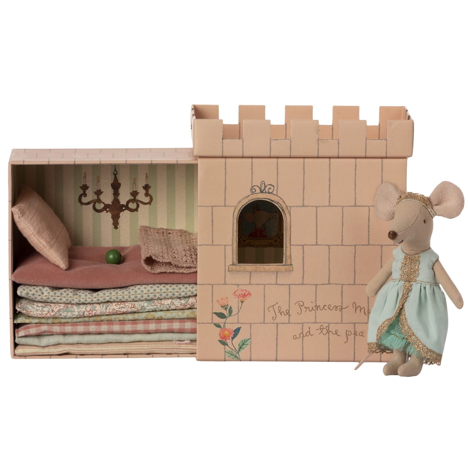 Myszka Księżniczka na ziarnku grochu