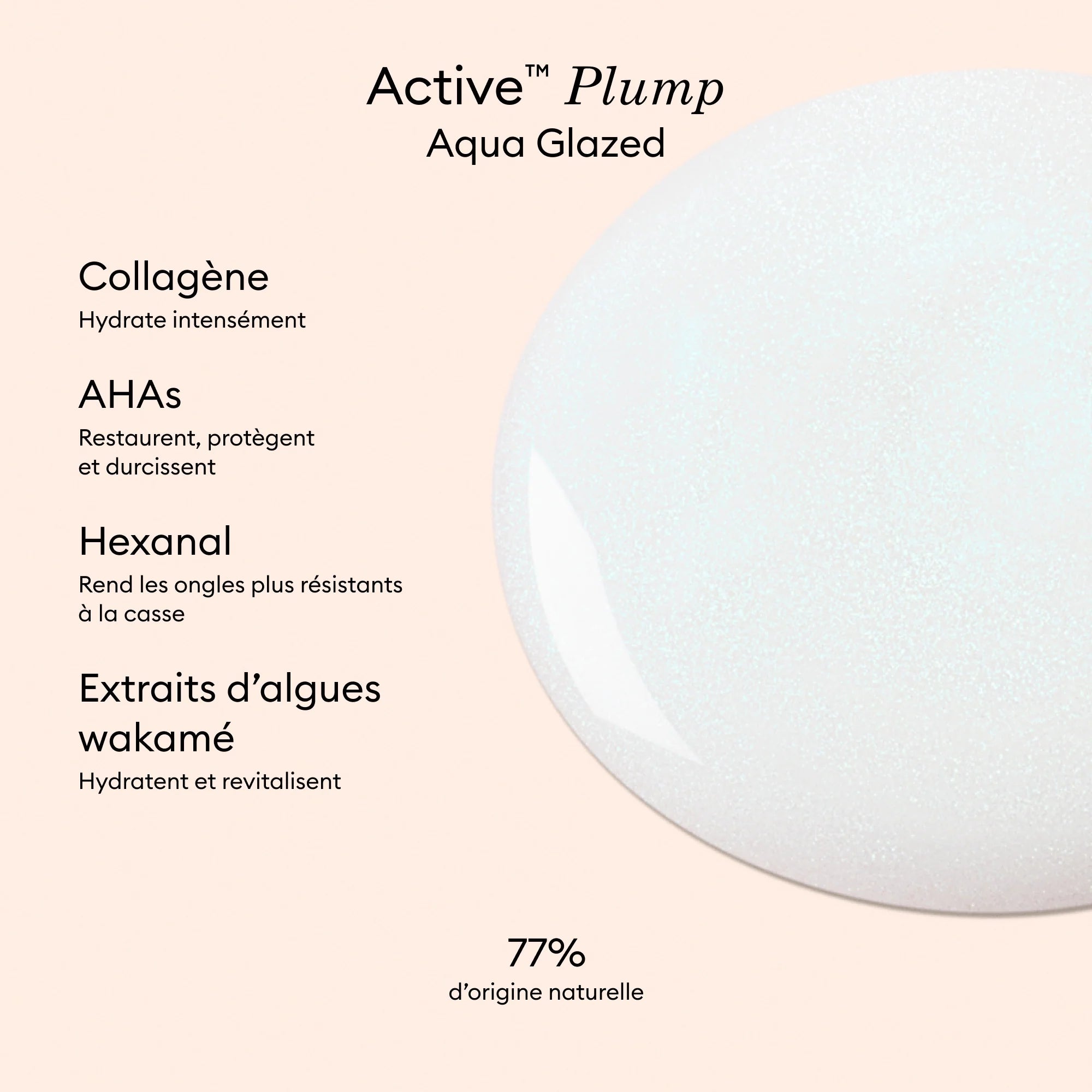 Lakier do paznokci Active Plump Aqua Glazed