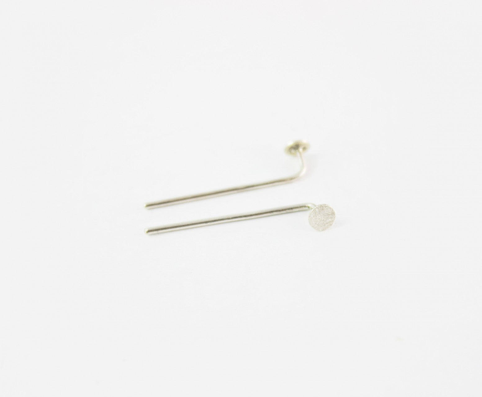 Kolczyki Punkt-Linia srebrne