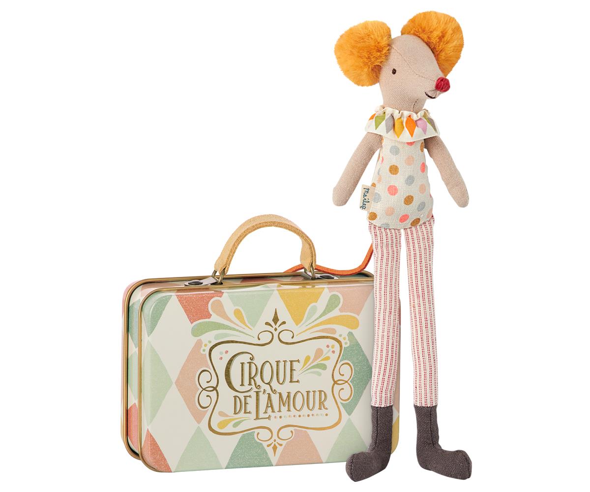Myszka cyrkowiec z walizką