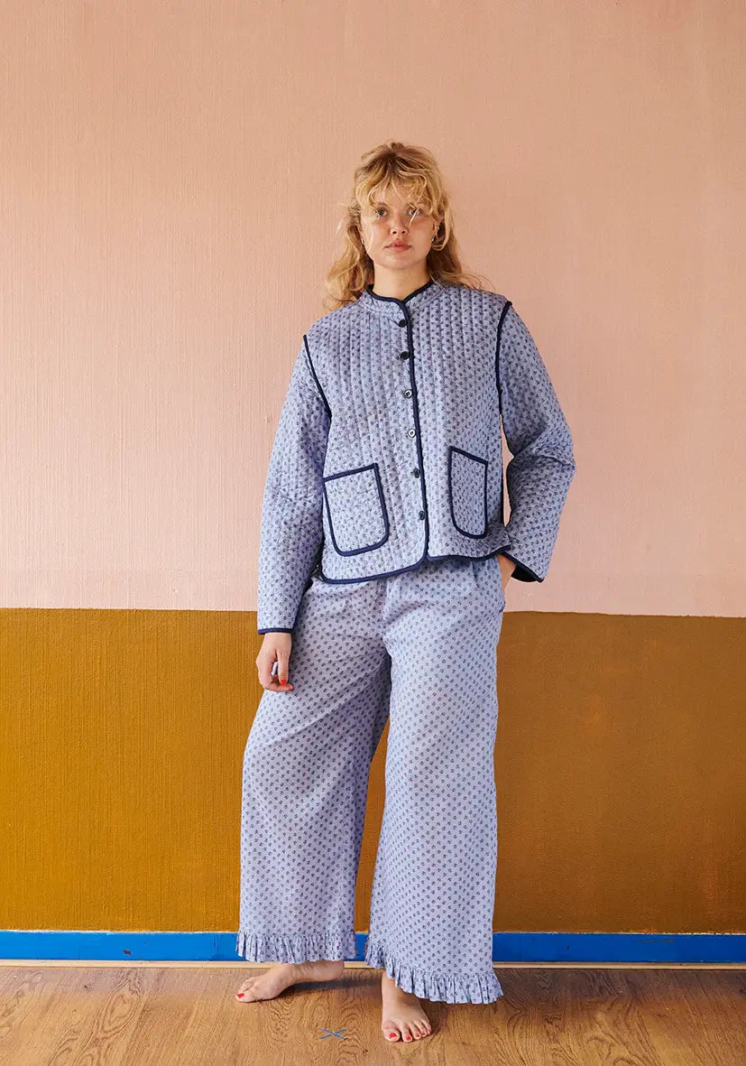 Spodnie Astrid Frill Pants – Sapphire