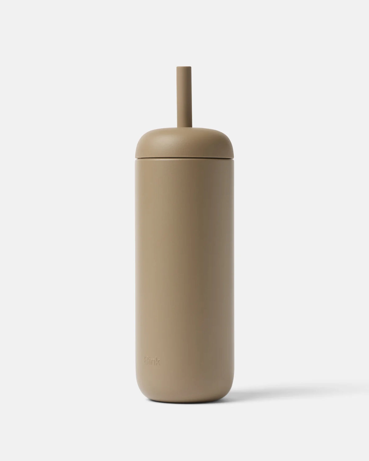 Kubek termiczny ze słomką Bink 621 ml – mocha
