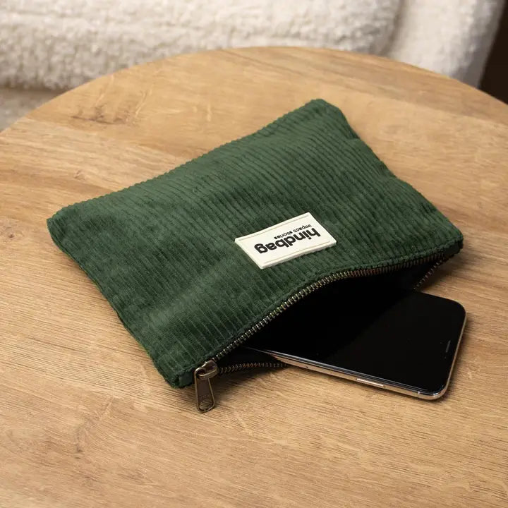 Etui  sztruksowe Lou Olive – Hindbag  SLOU