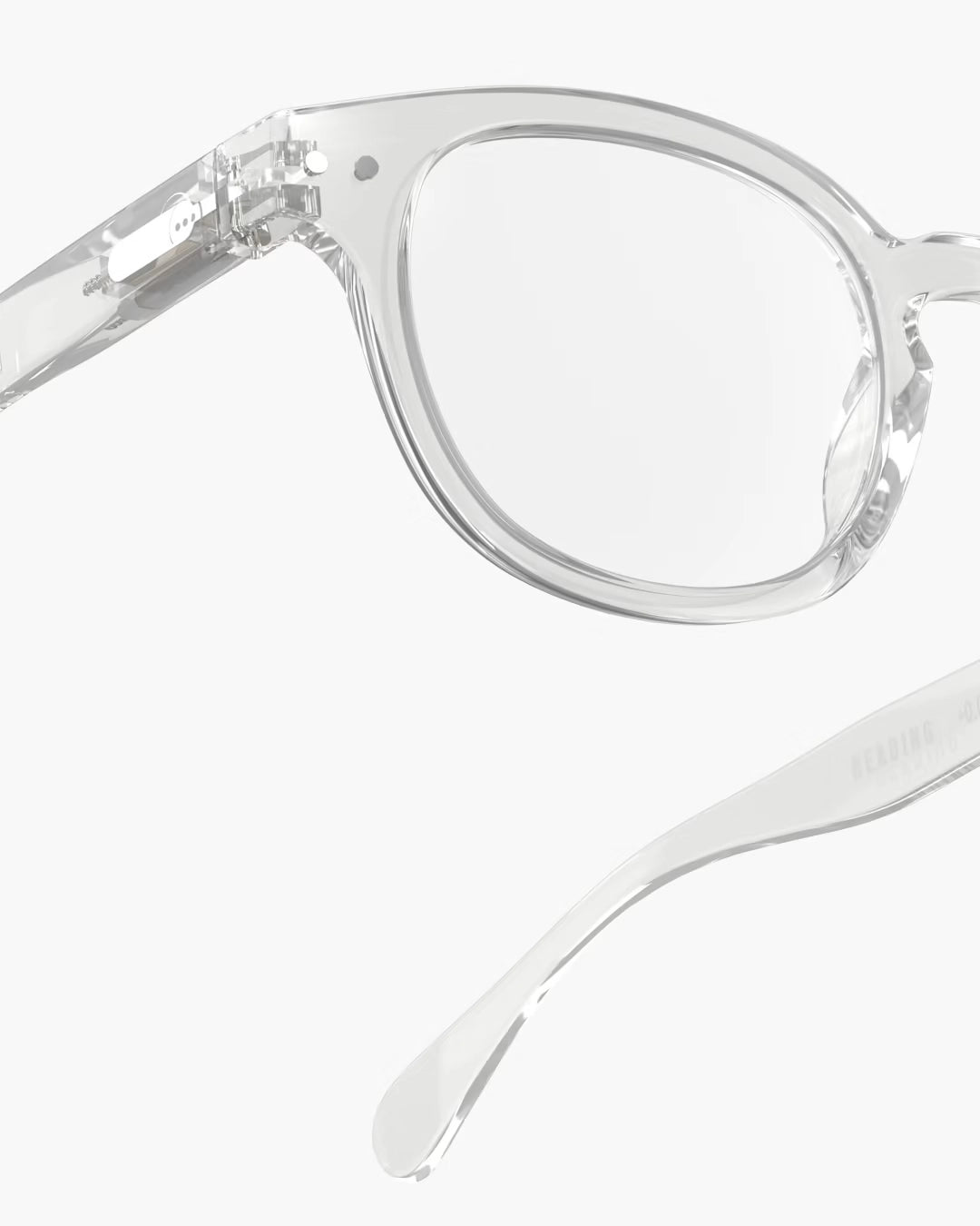 Okulary Izipizi #C Crystal – detal zauszników
