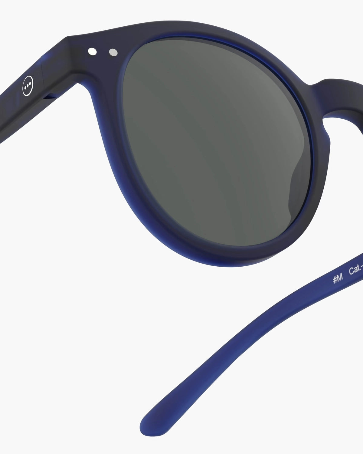 Okulary Izipizi #M Midnight Blue – detal zauszników
