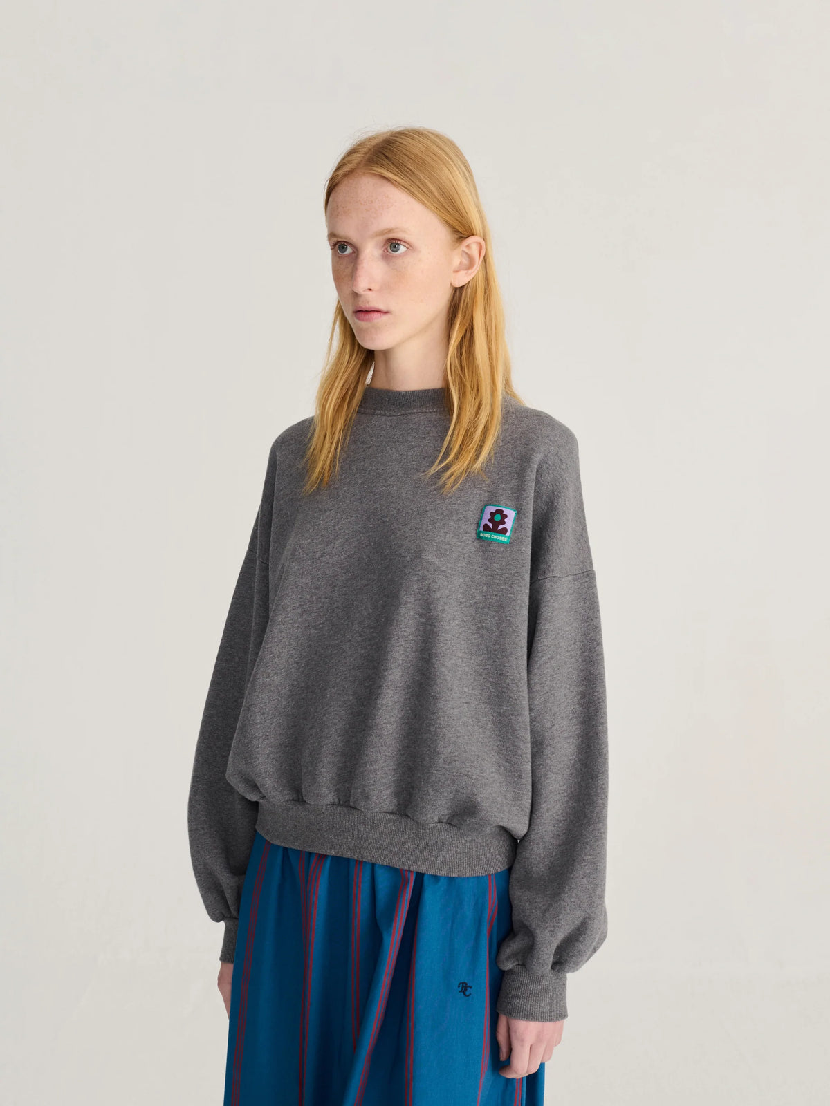Bluza relaxed Lilac tag