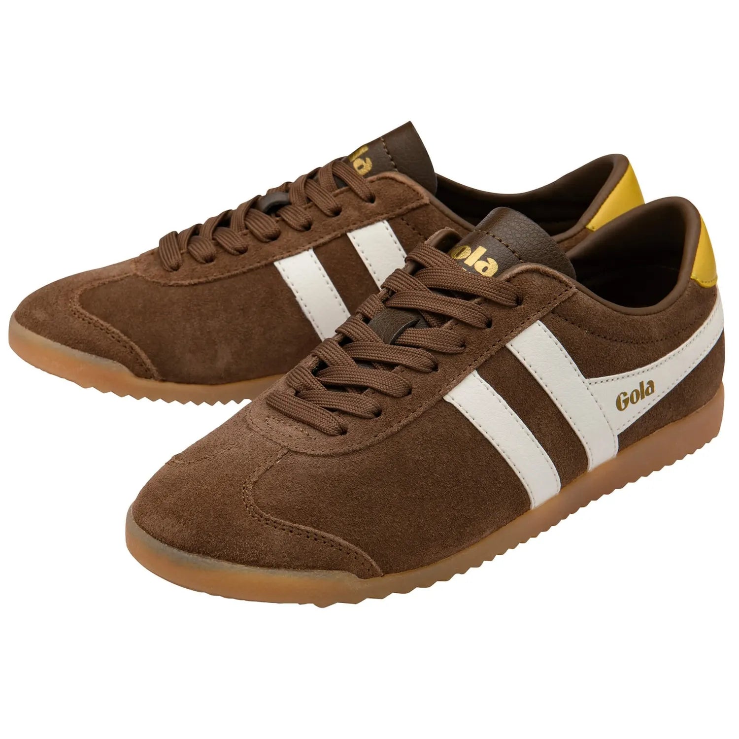 Sneakersy Zamszowe Bullet Otter/Off White/Pale Gum – Gola SLOU