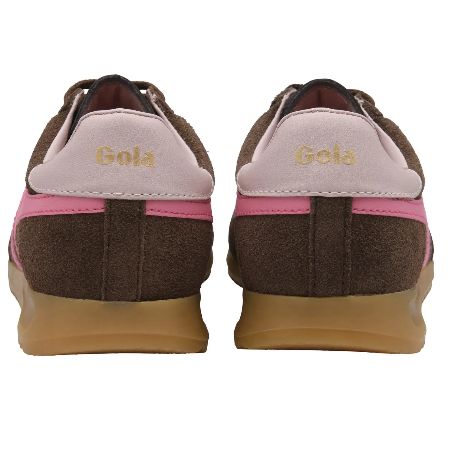 Sneakersy Zamszowe Torpedo Dark Brown/Fluro Pink/Chalk Pink – Gola