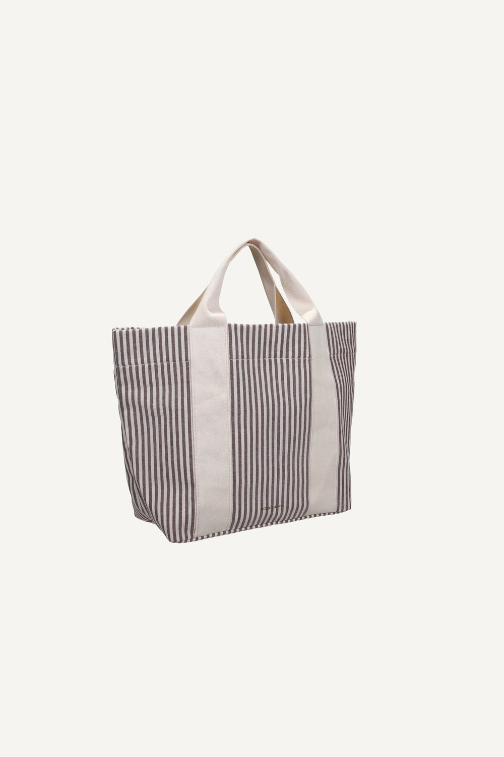 Torba mała Tote Stripes Mocha od Monk and Anna SLOU