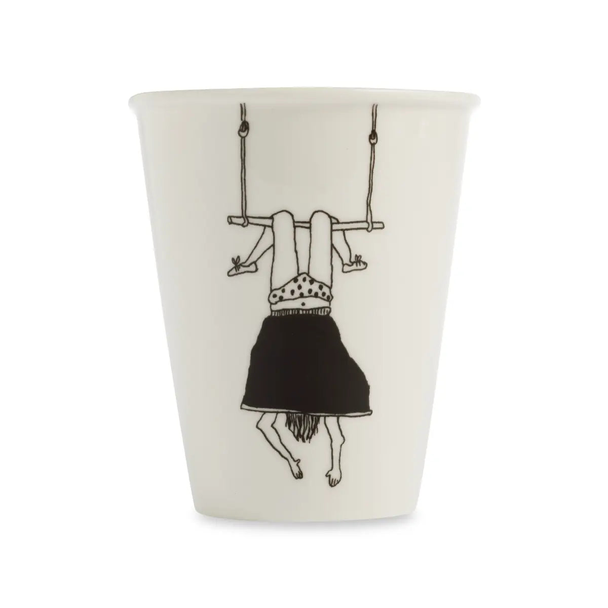 Kubek porcelanowy huśtawka