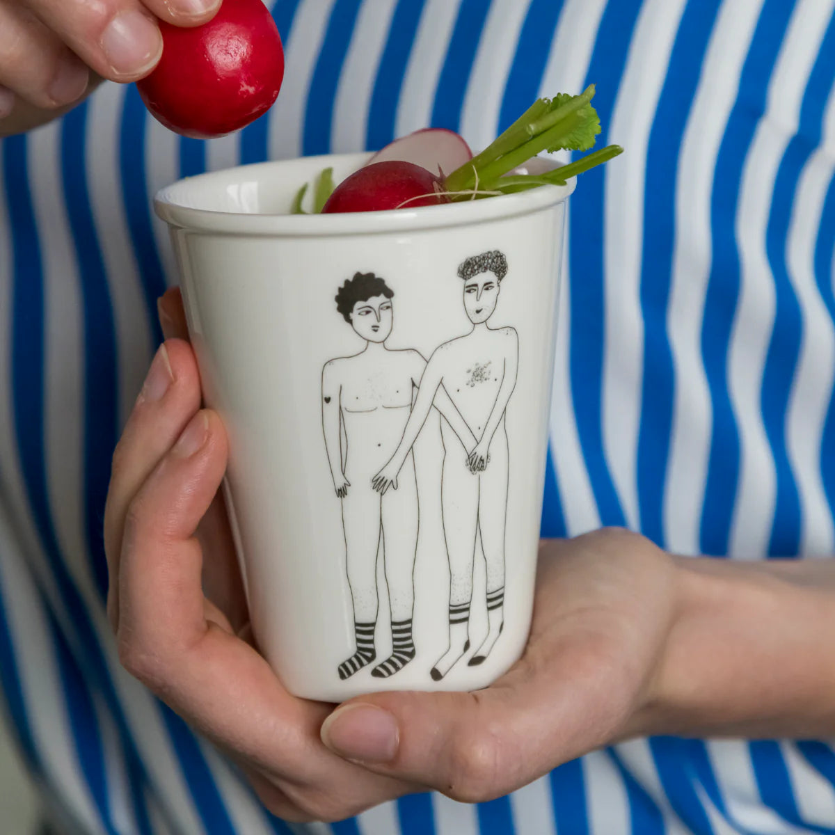Porcelanowy kubek 2 willies SLOU