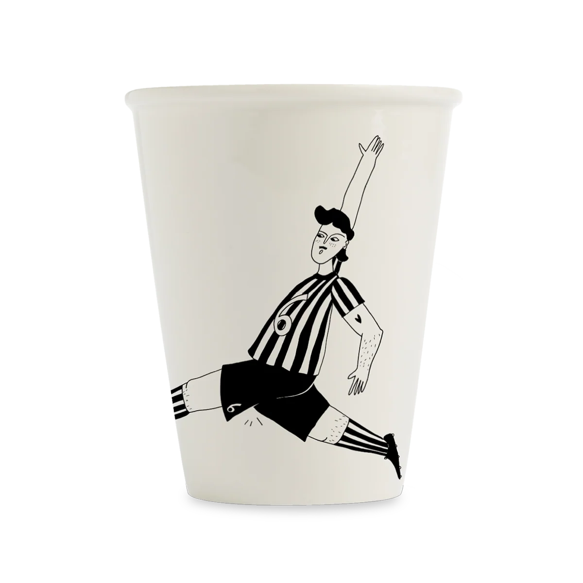 Kubek porcelanowy Football Player od Helen B SLOU