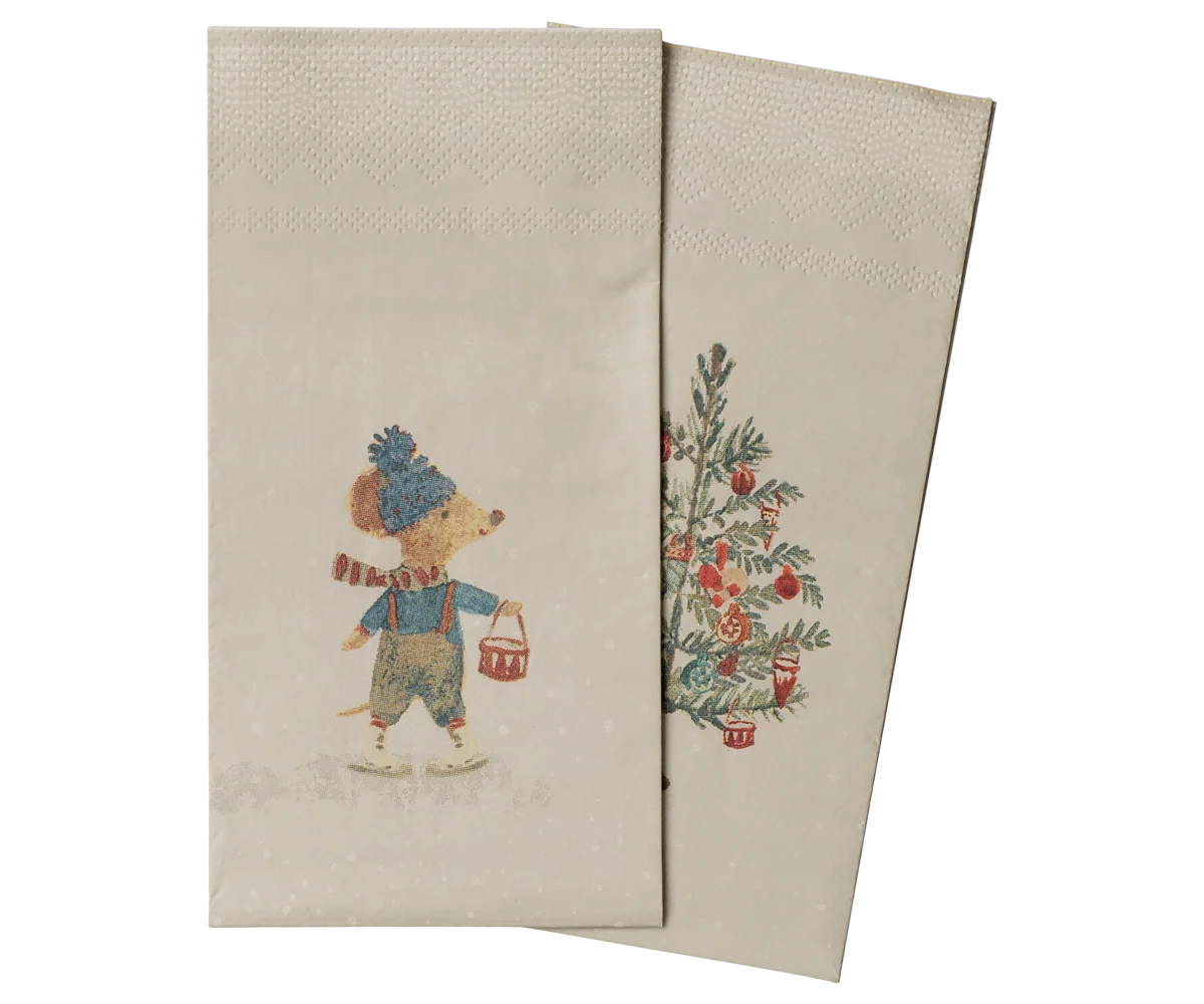 Serwetki świąteczne Christmas Mice small od Maileg SLOU